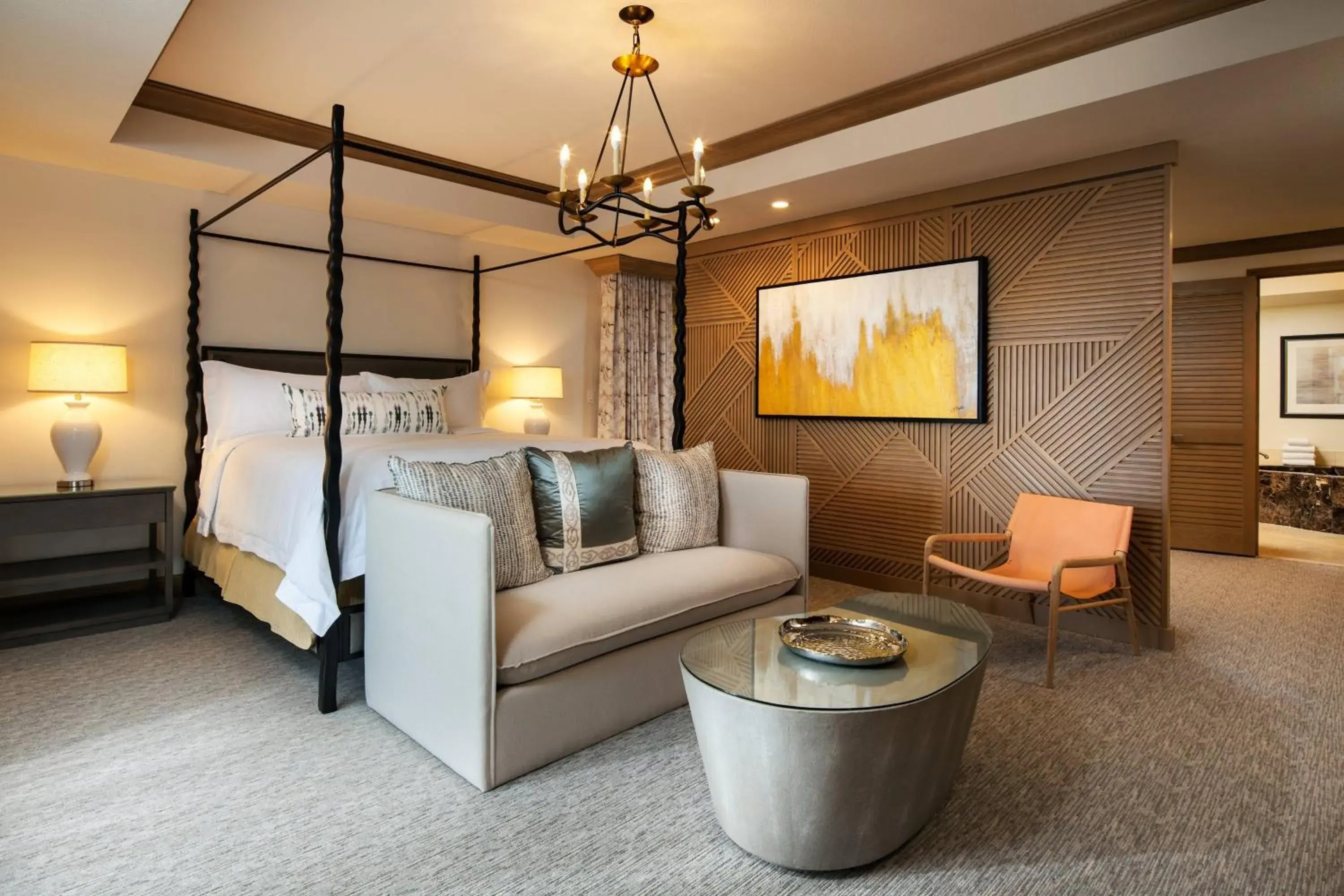 Bedroom, Seating Area in The Canyon Suites At The Phoenician, A Luxury Collection Resort