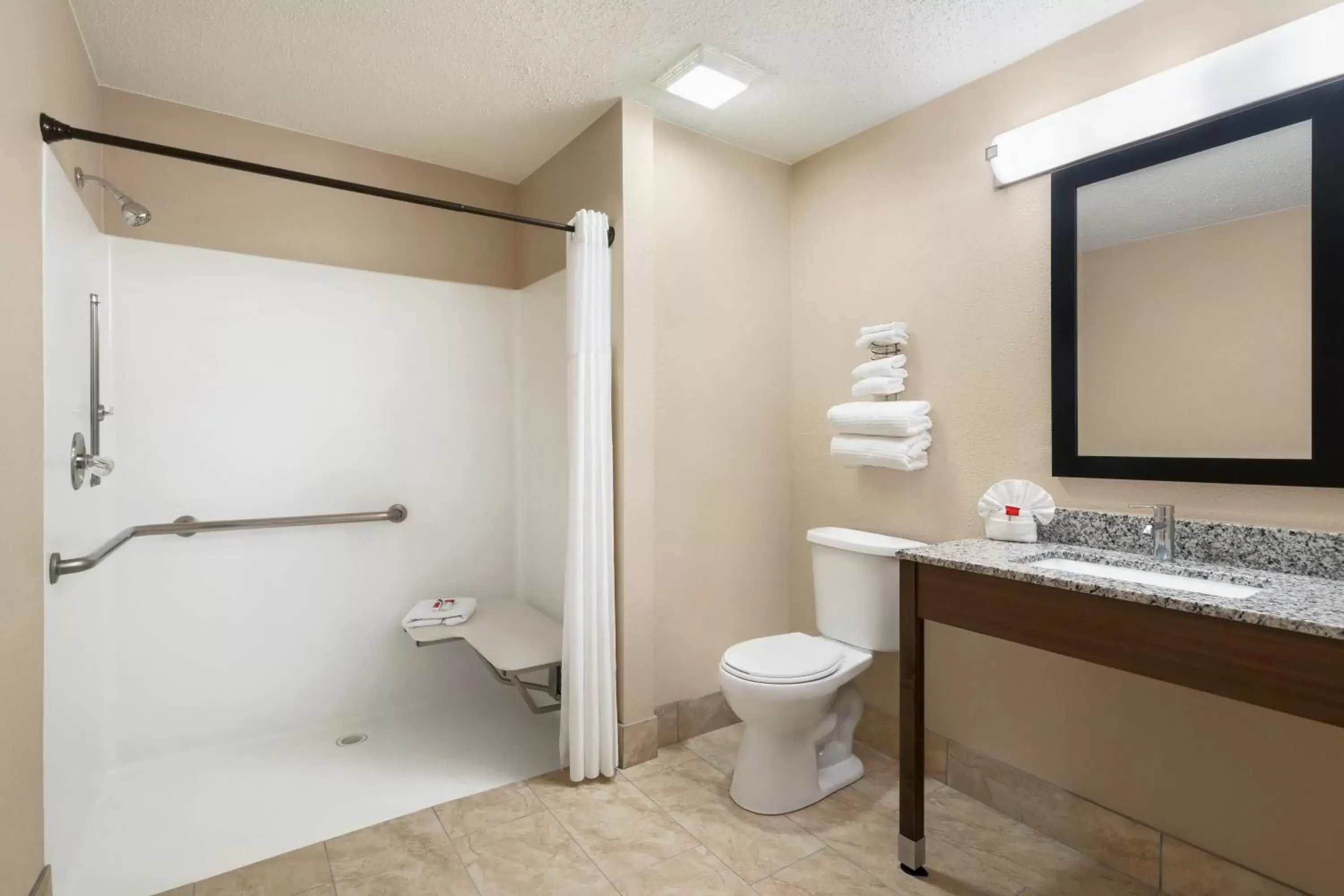 Bathroom in Super 8 by Wyndham Liberal KS