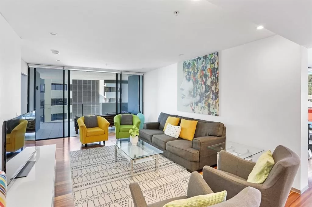 Living room in Ambience on Burleigh Beach