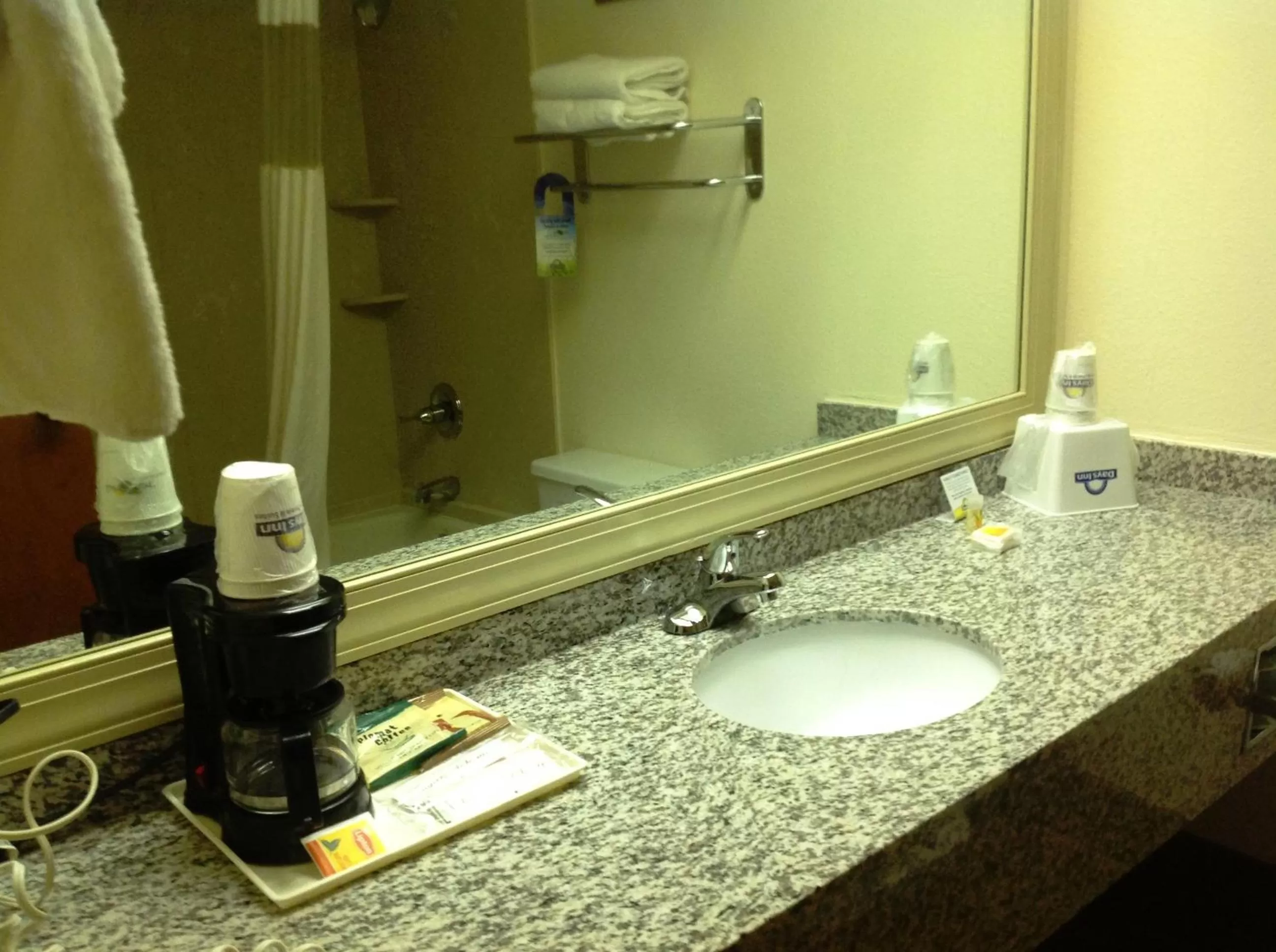 Bathroom in Days Inn by Wyndham Fayetteville-South/I-95 Exit 49