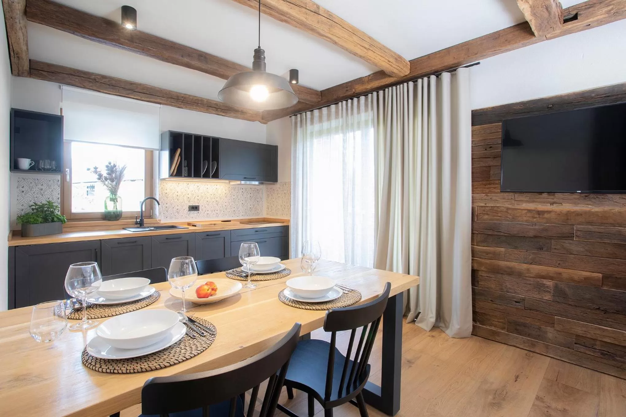 Kitchen or kitchenette in House Troha - Rooms & Apartments