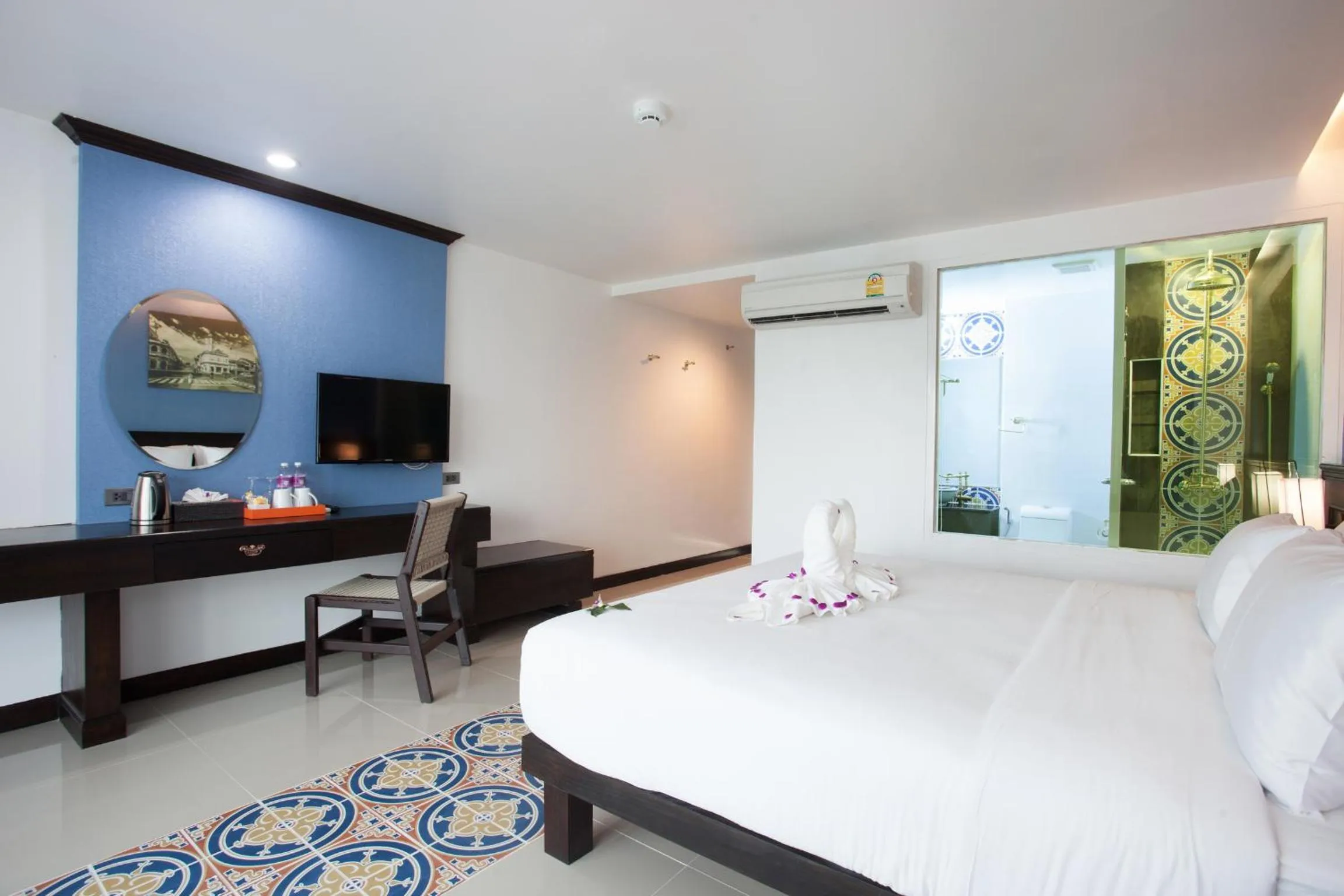 Bed in Grand Supicha City Hotel