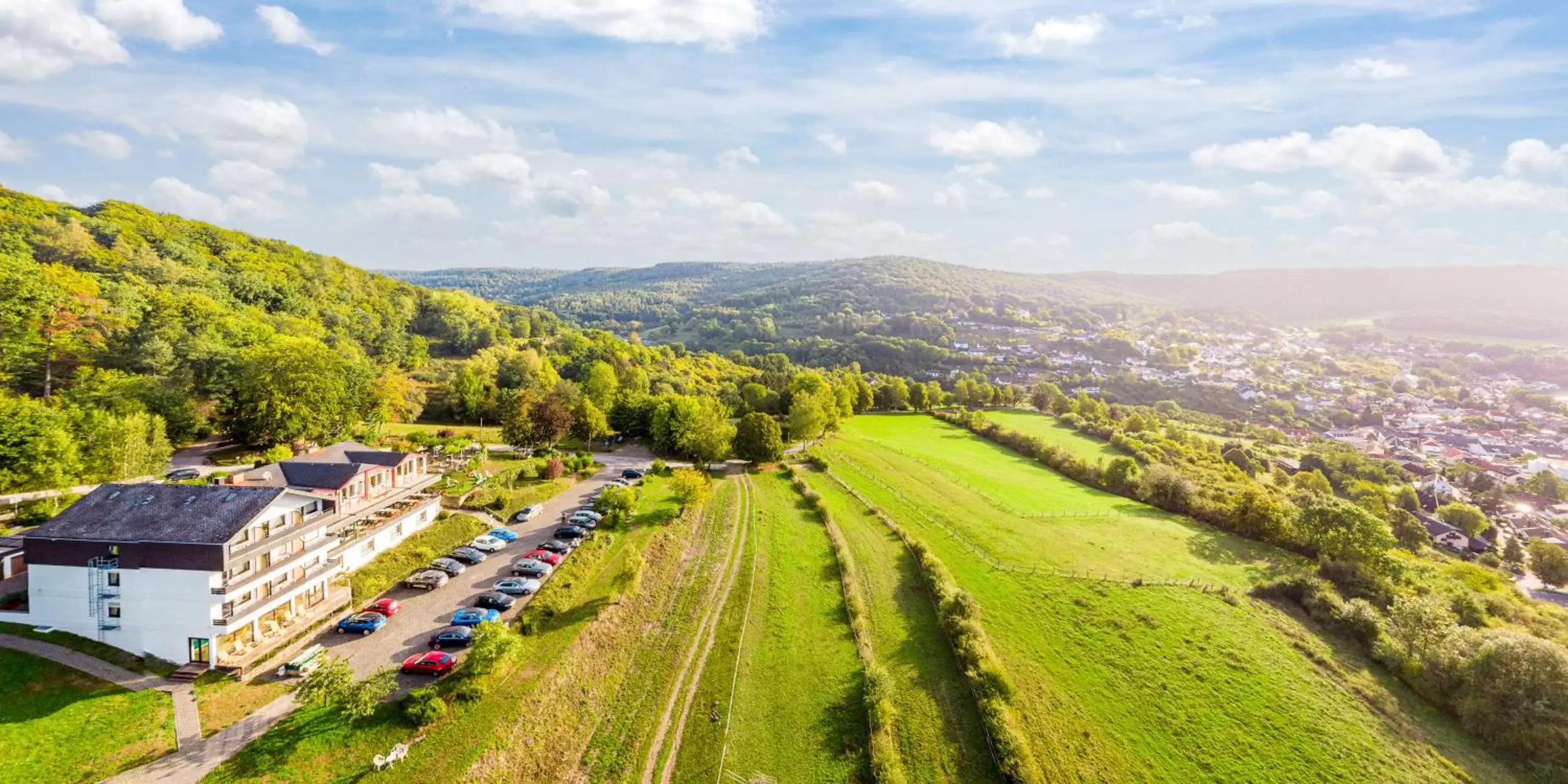 Property building, Bird's-eye View in Waldhotel Sonnenberg