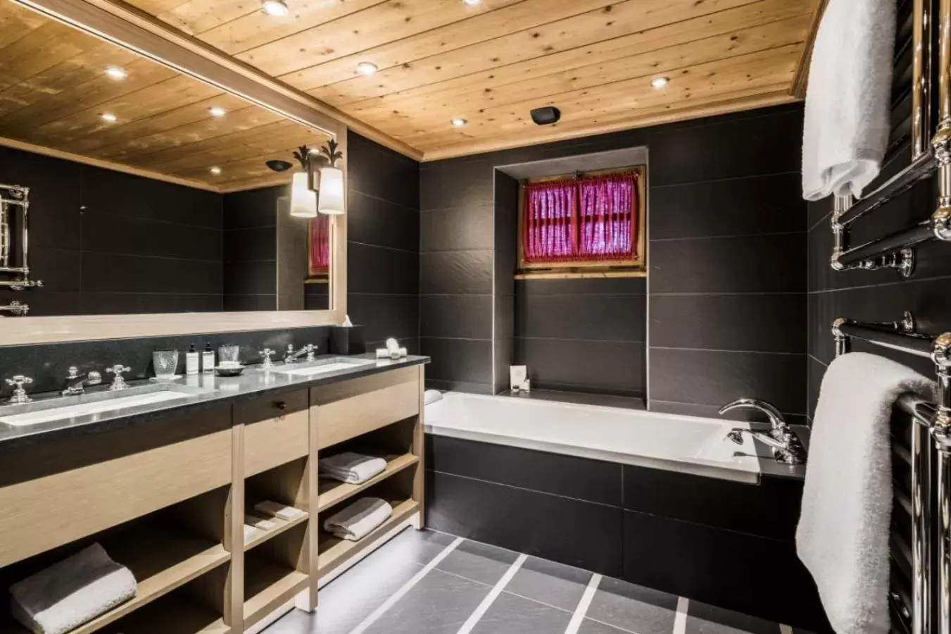 Bathroom in Les Chalets du Mont d'Arbois Megeve, a Four Seasons Hotel