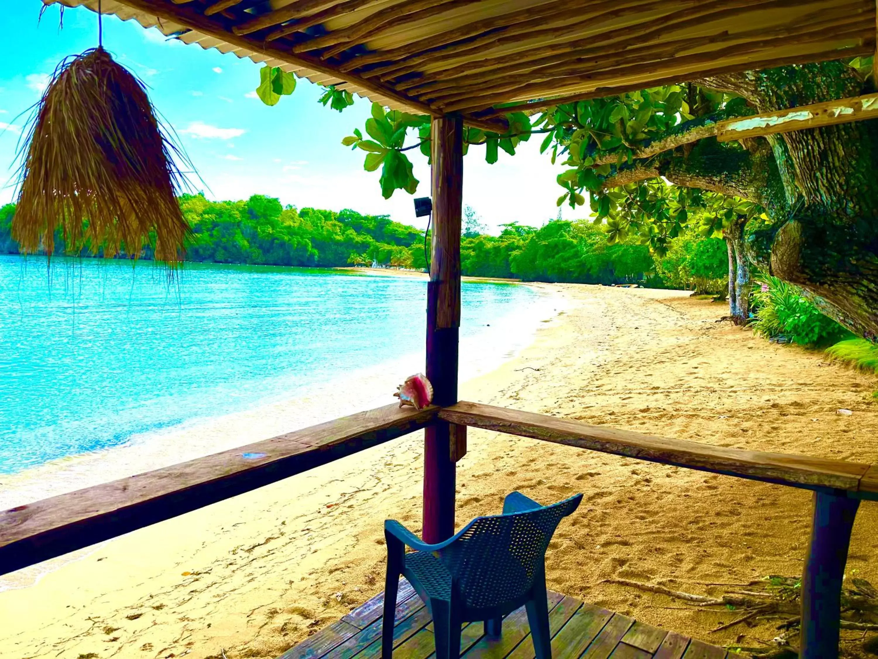 Beach in Sand and Tan Beach Hotel