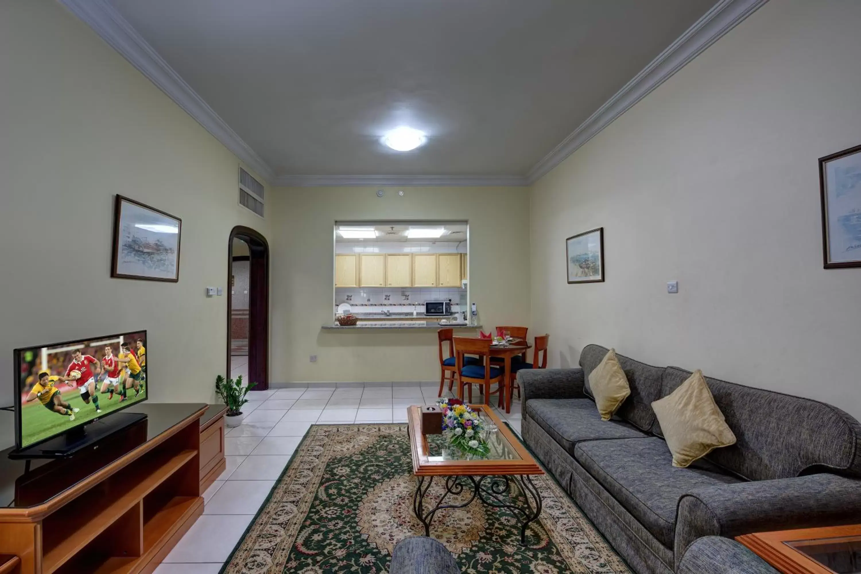 Living room, Seating Area in Al Nakheel Hotel Apartments Abu Dhabi