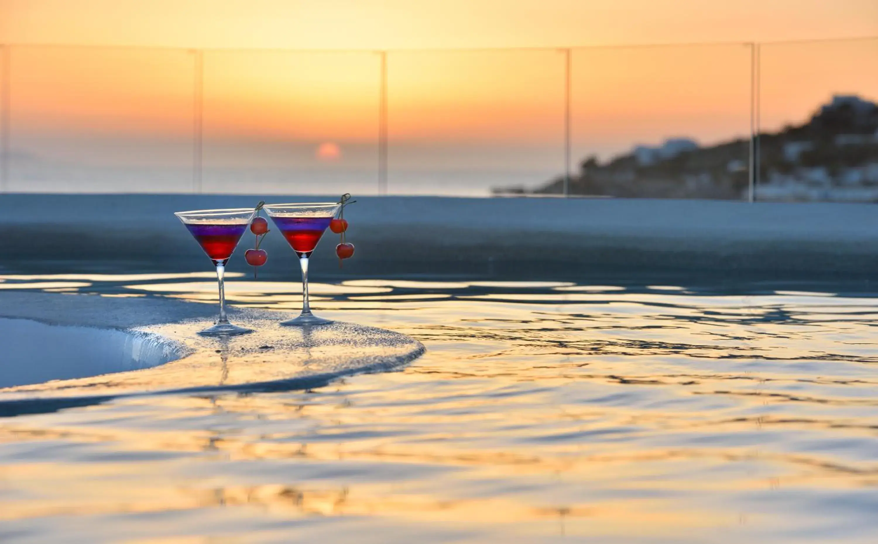 Alcoholic drinks, Sunrise/Sunset in Anax Resort and Spa