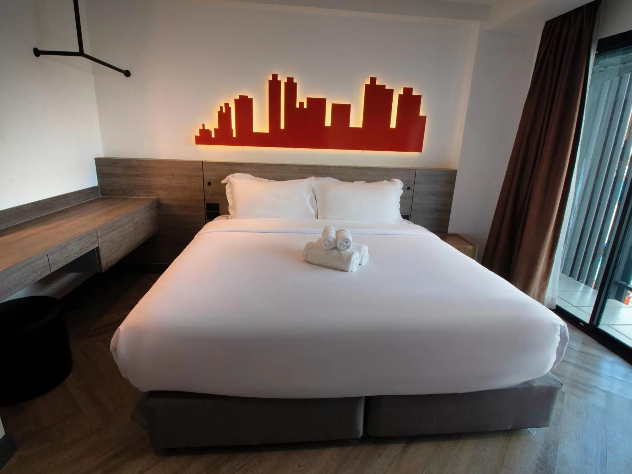 Bed in Fortune D Hotel Phitsanulok