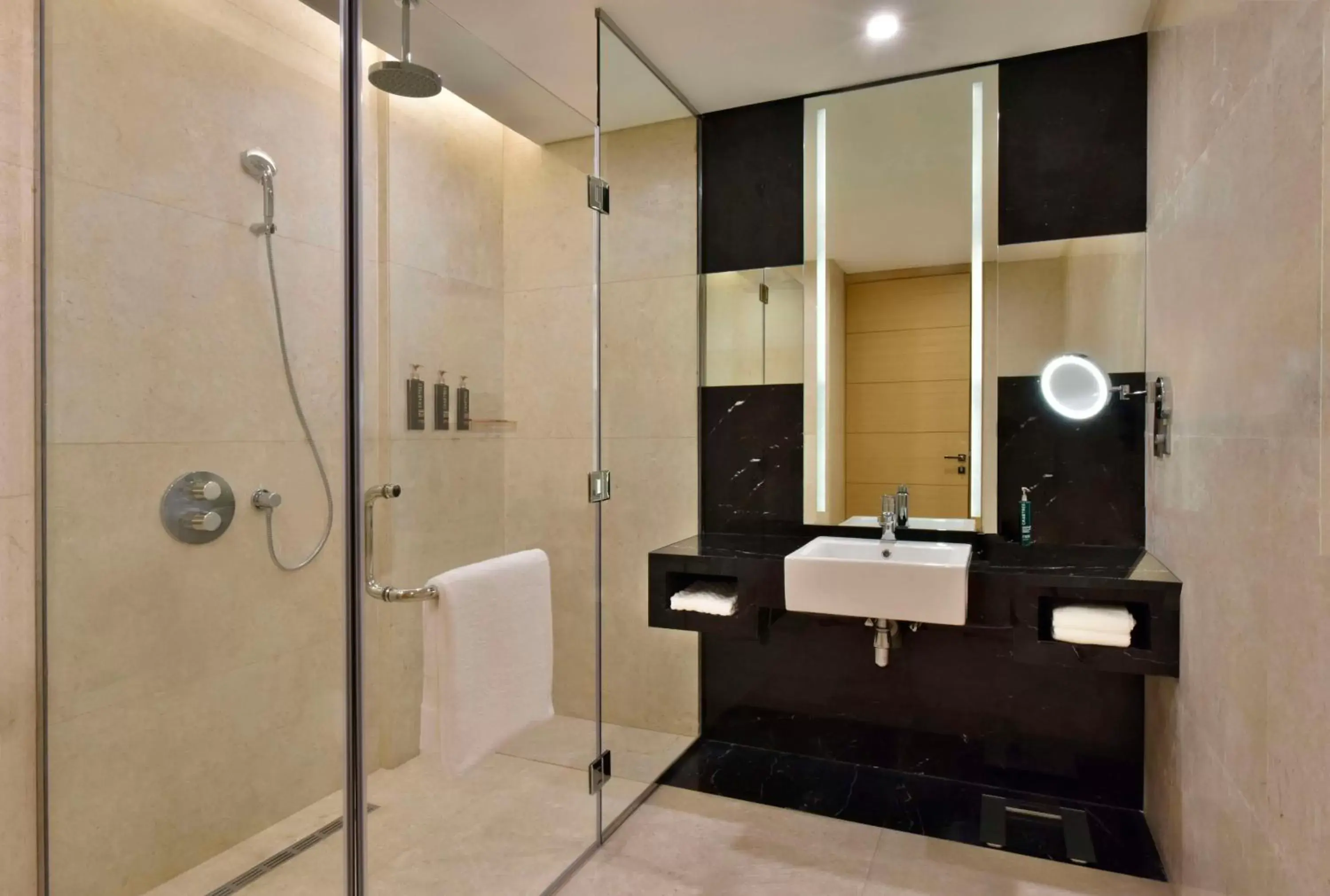 Shower, Bathroom in Hilton Bahrain