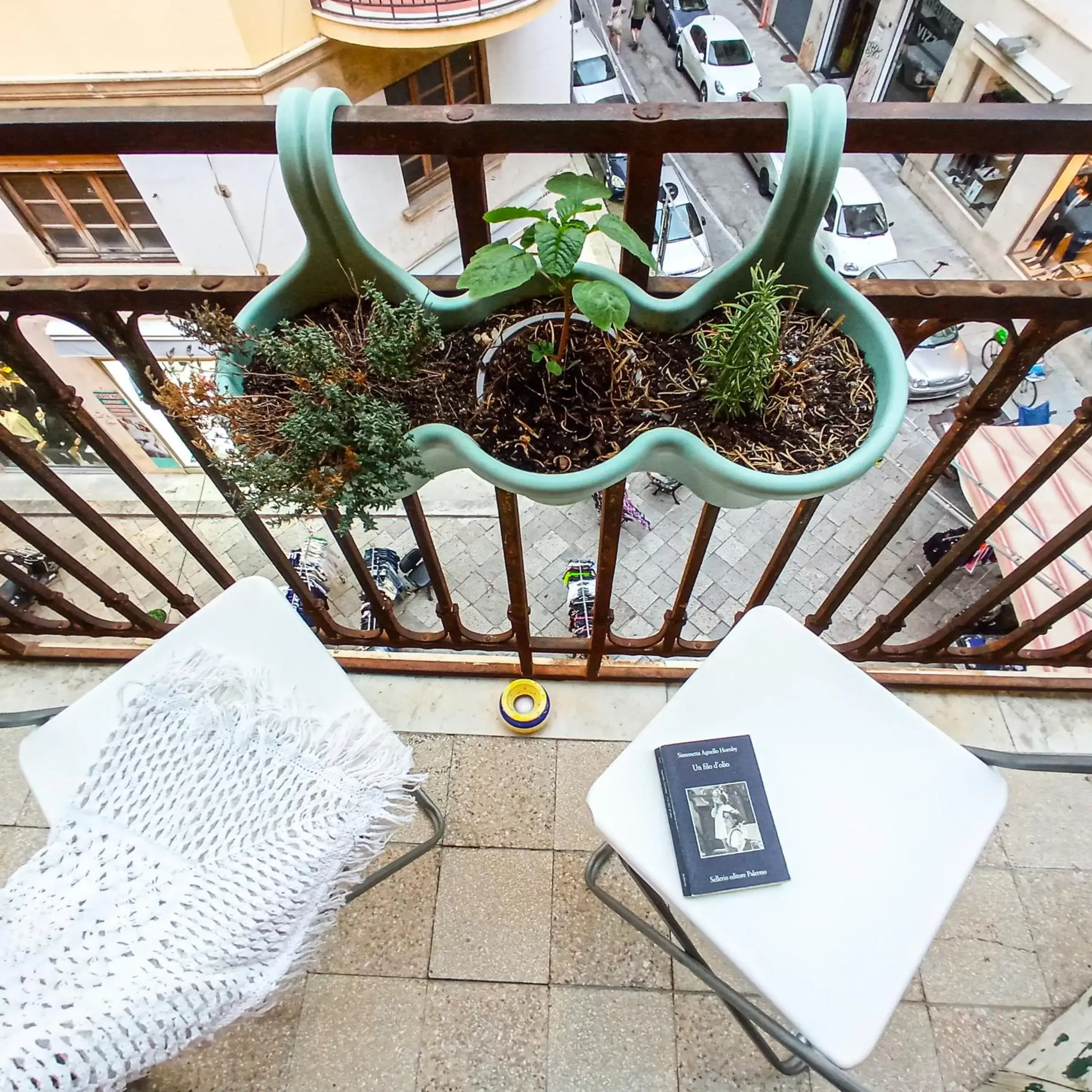 Balcony/Terrace in B&B Bandiera 77