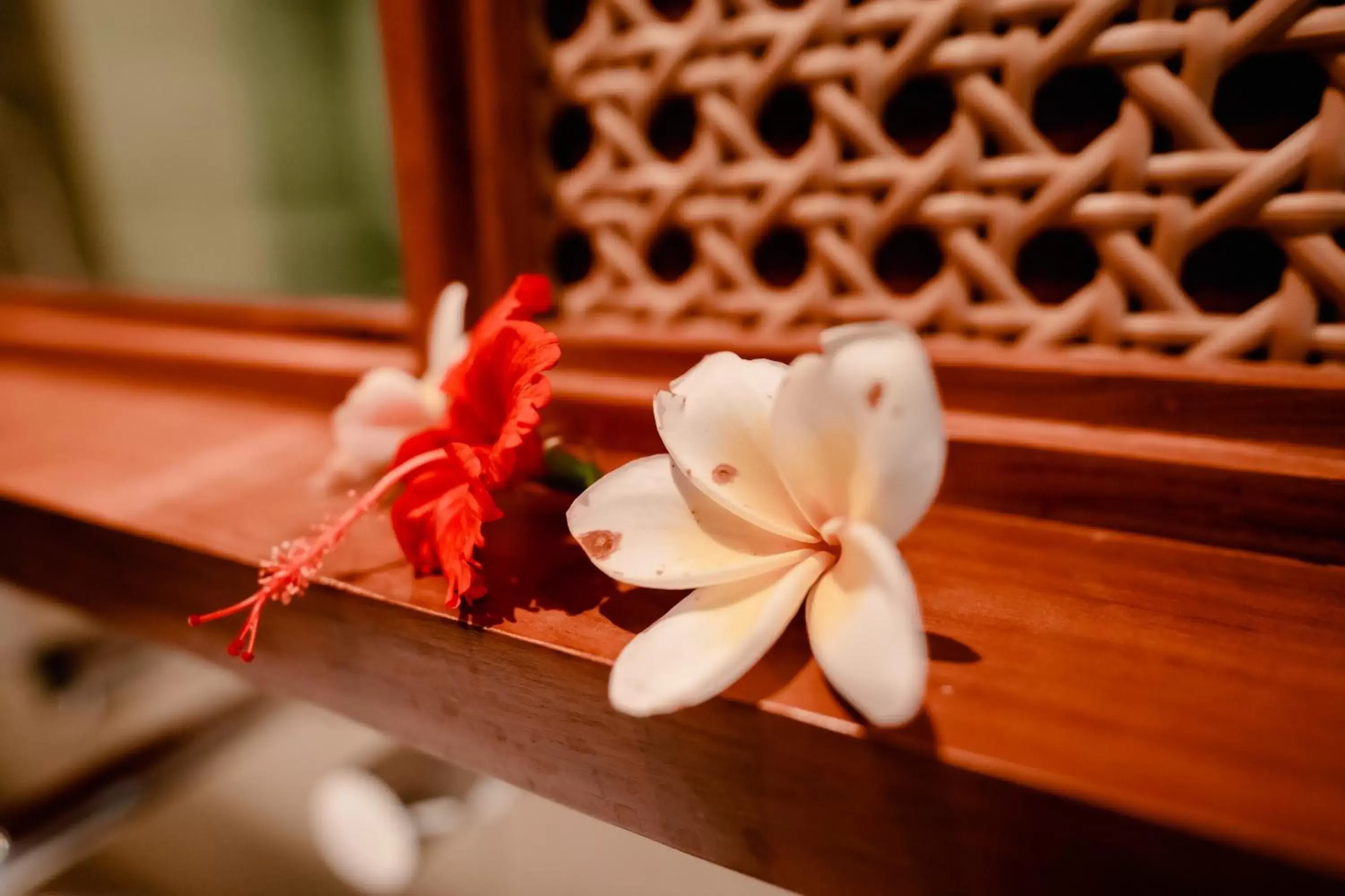 Decorative detail in Fourteen Roses Boutique Hotel, Kuta