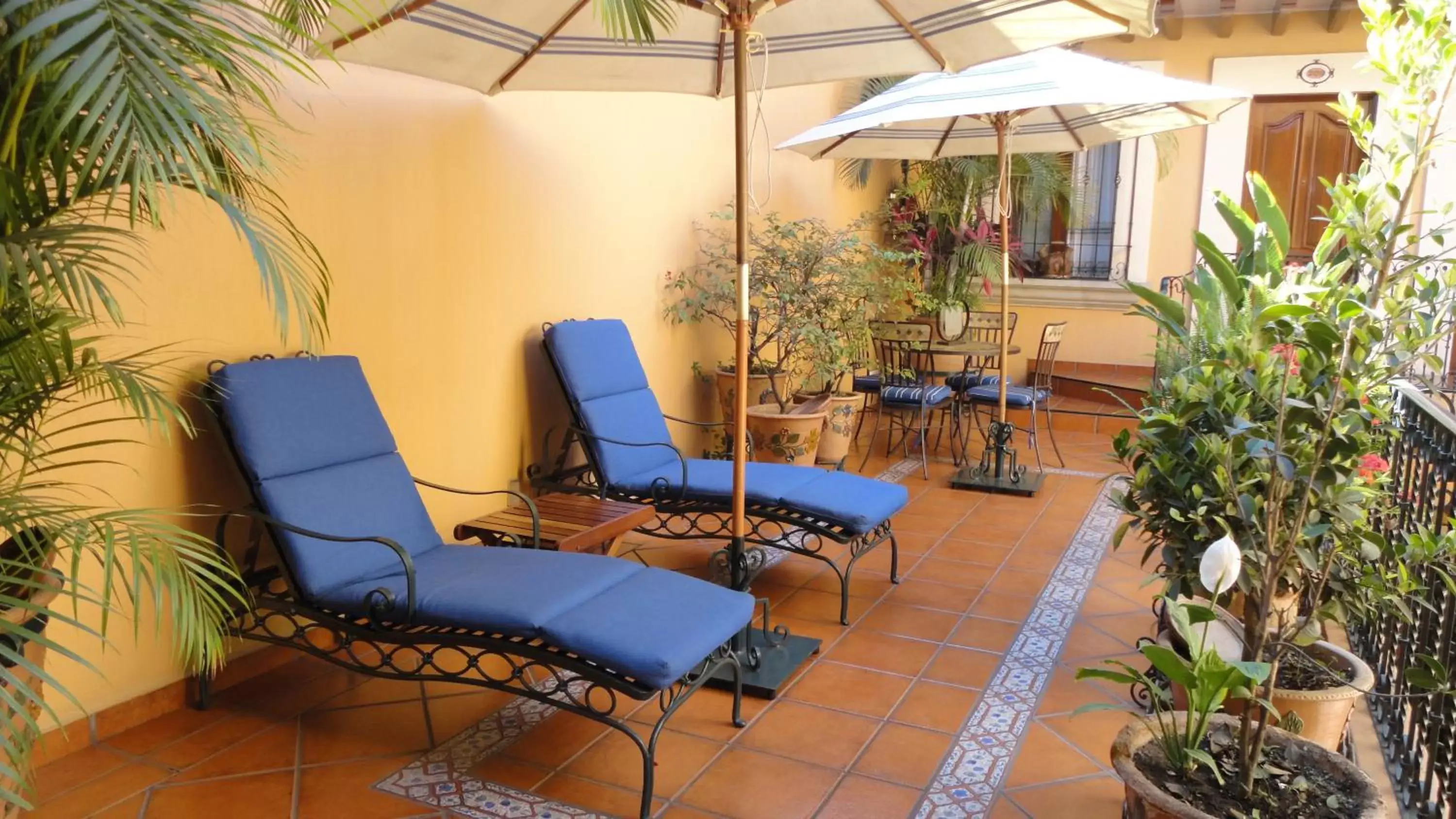 Balcony/Terrace in Hotel Boutique Parador San Miguel Oaxaca