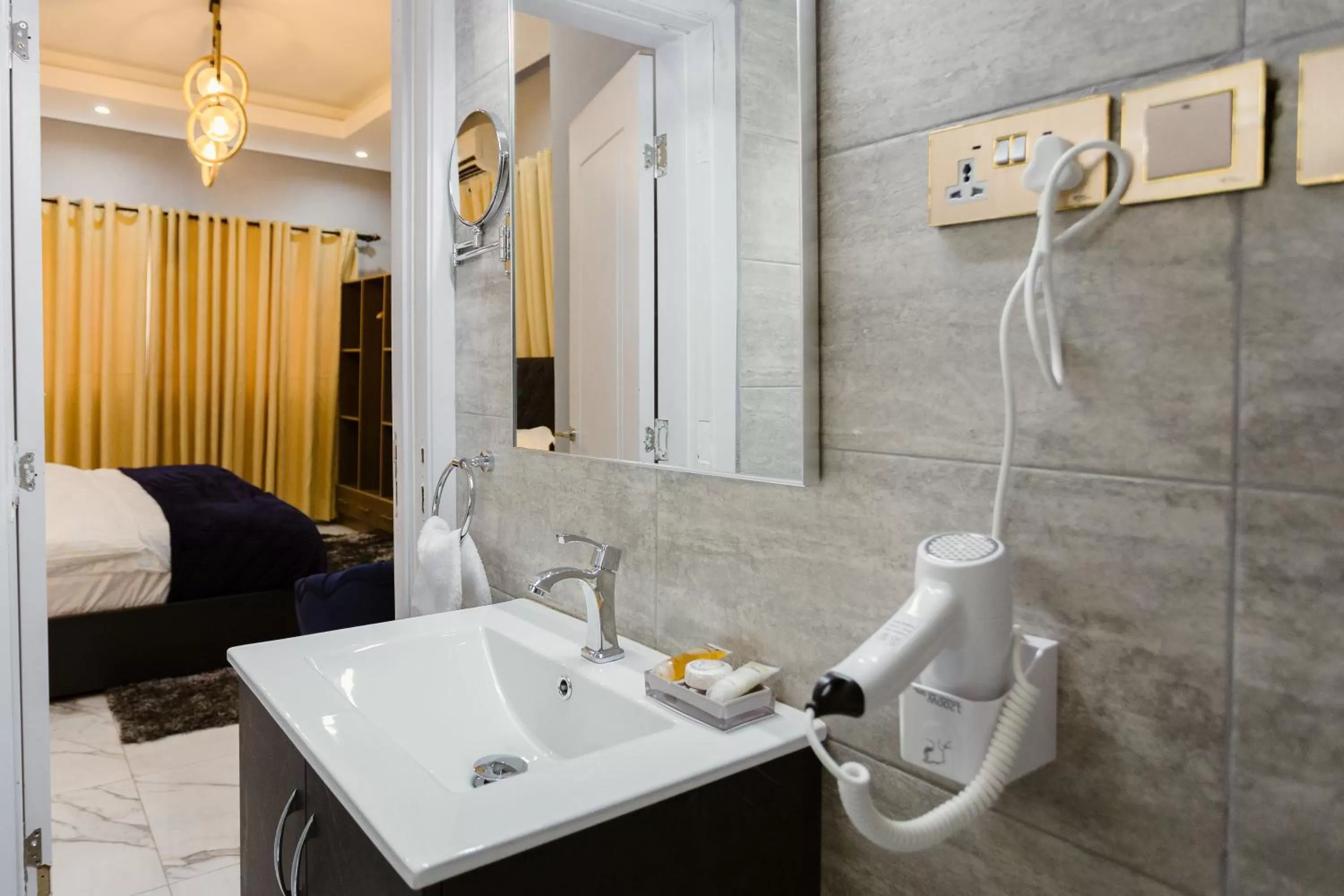 Bed in The Avery Suites, East Legon