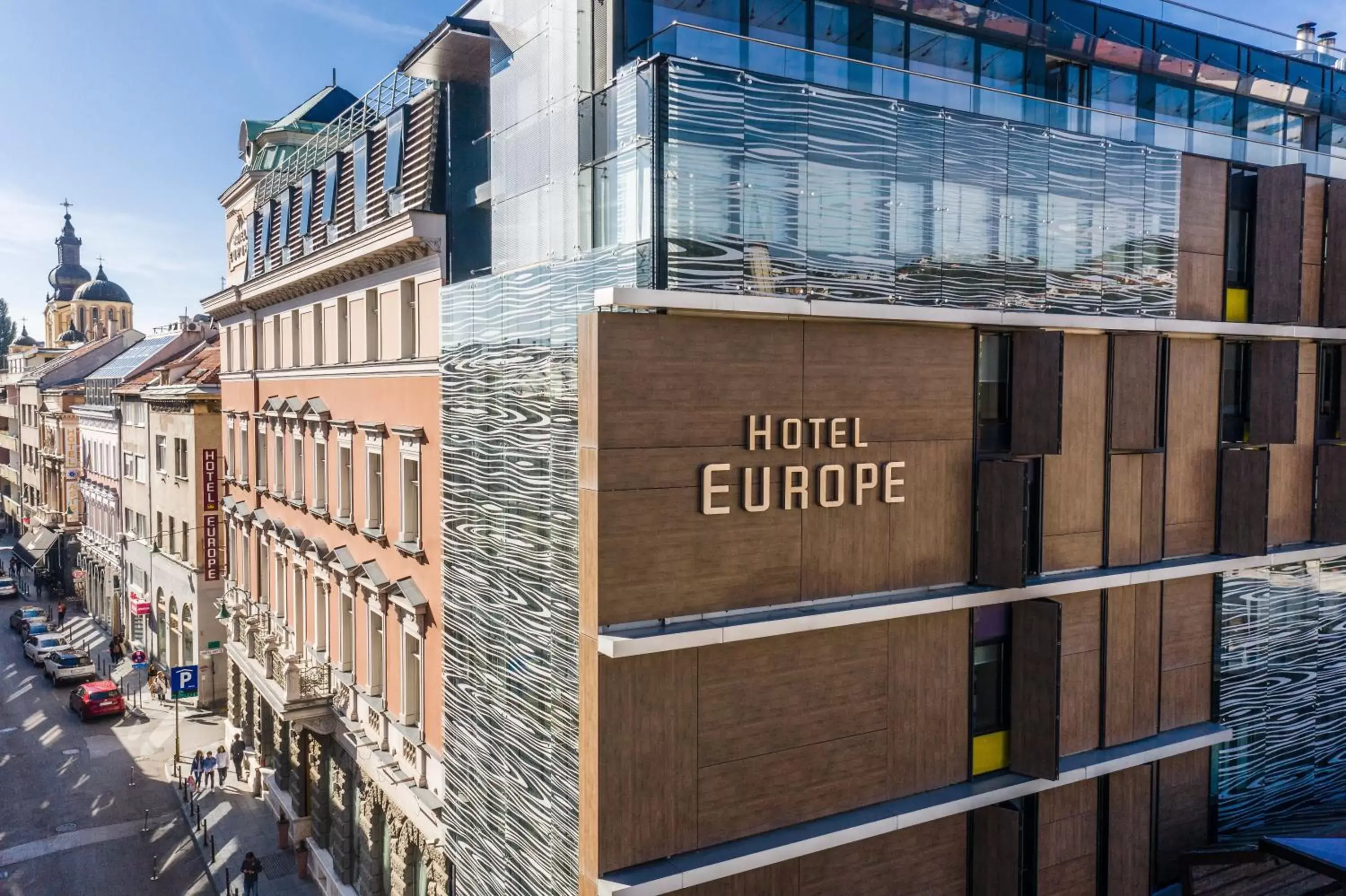 Property building in Hotel Europe