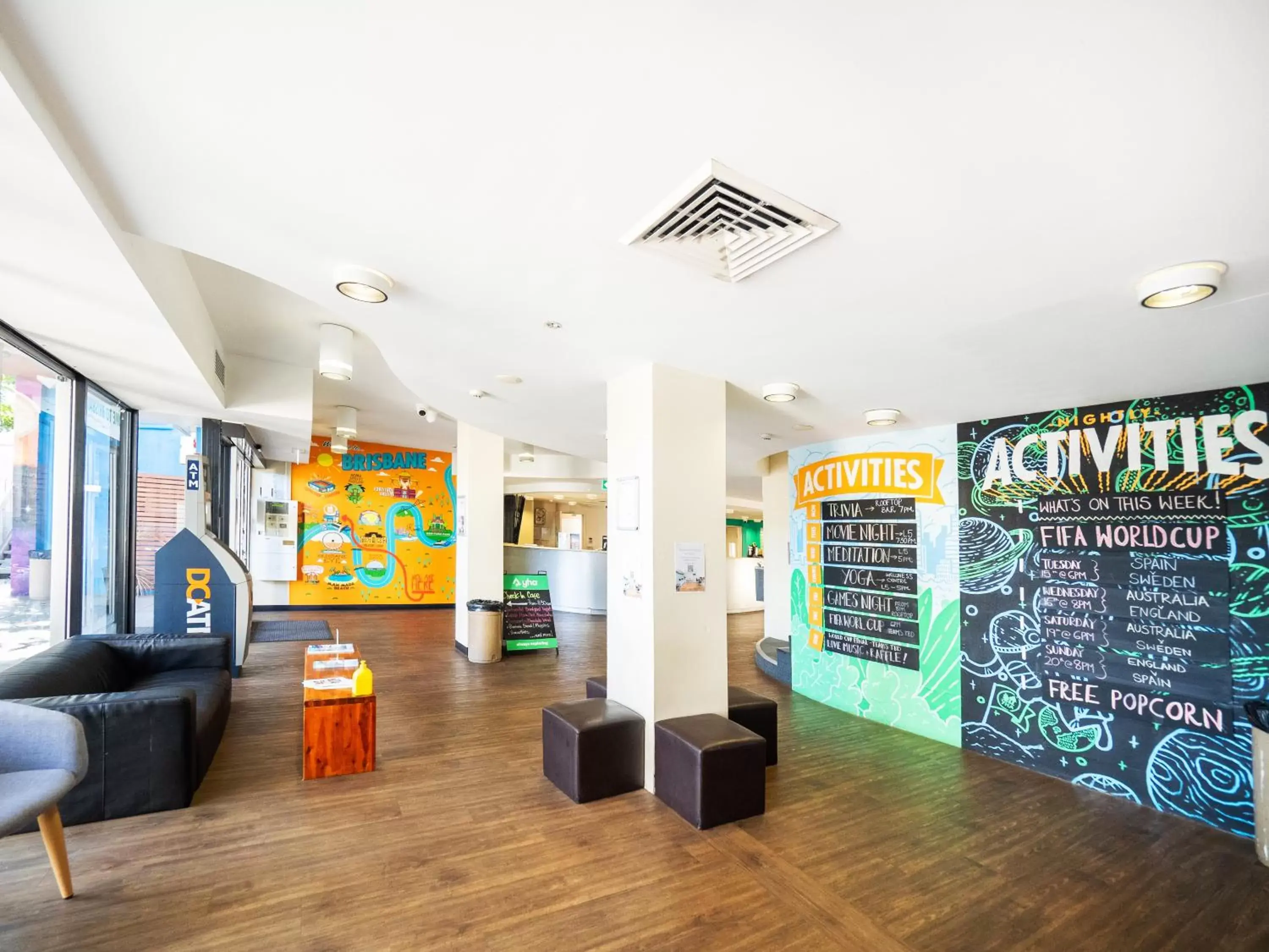 Lobby or reception in Brisbane City YHA