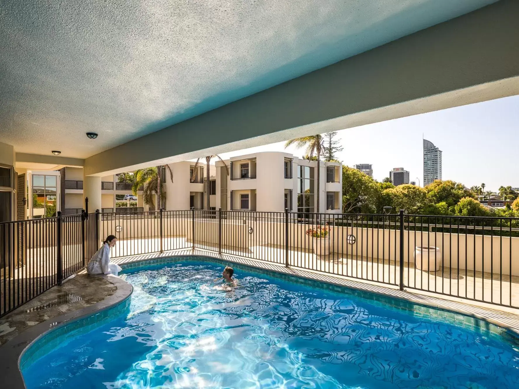 Swimming Pool in Carnmore Hotel Takapuna