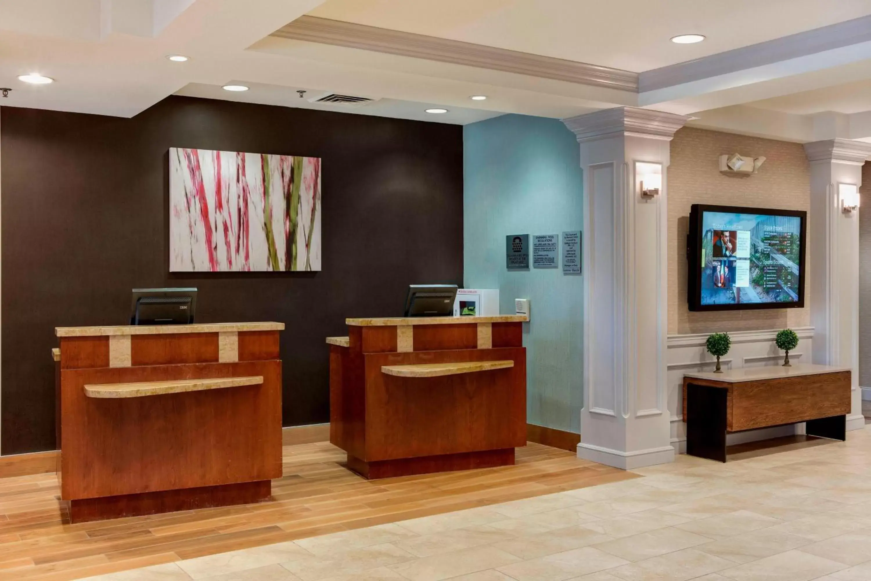 Lobby or reception, Lobby/Reception in Courtyard by Marriot Cranbury South Brunswick