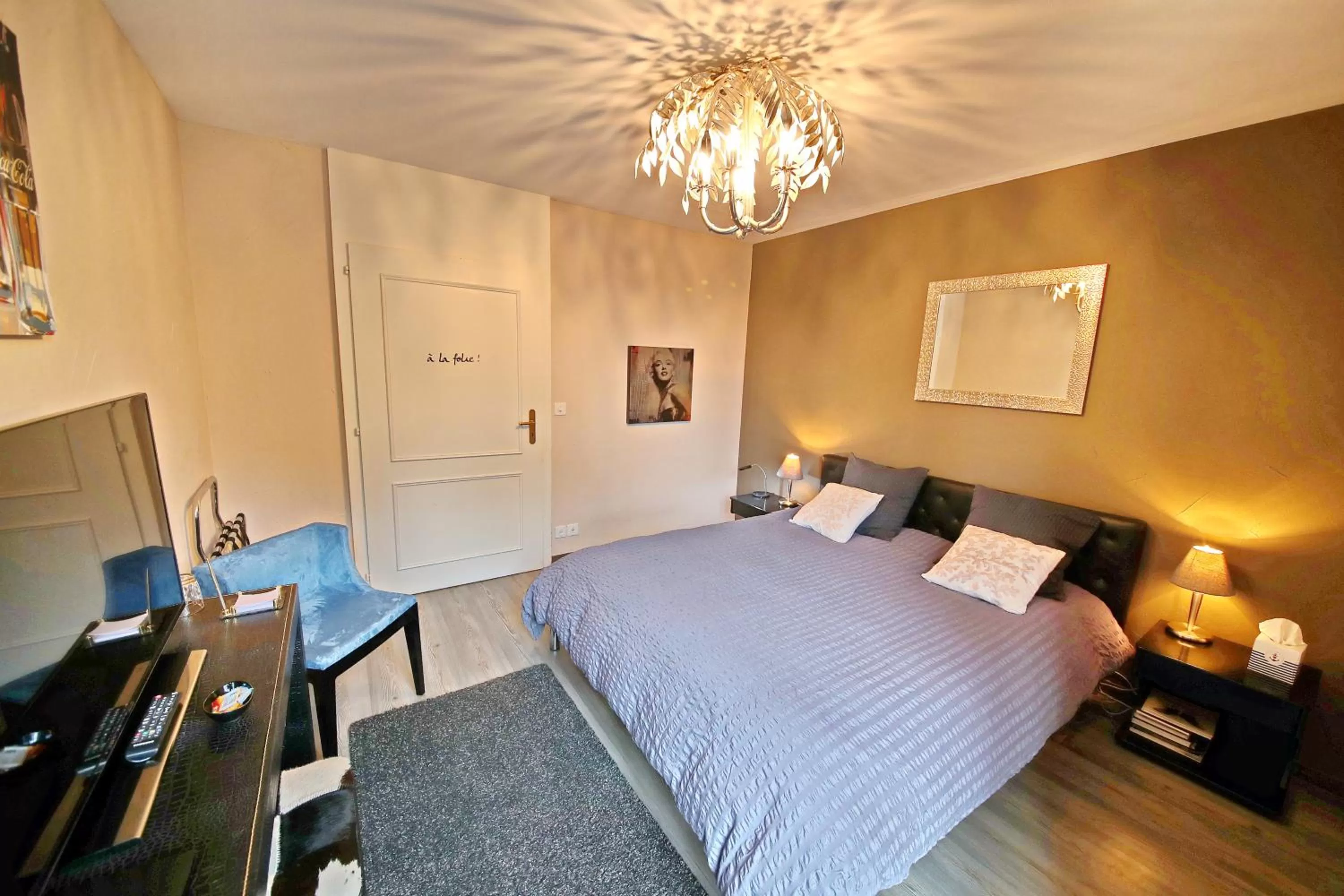 Bed in B&B Corseaux Beach & Riviera Beach