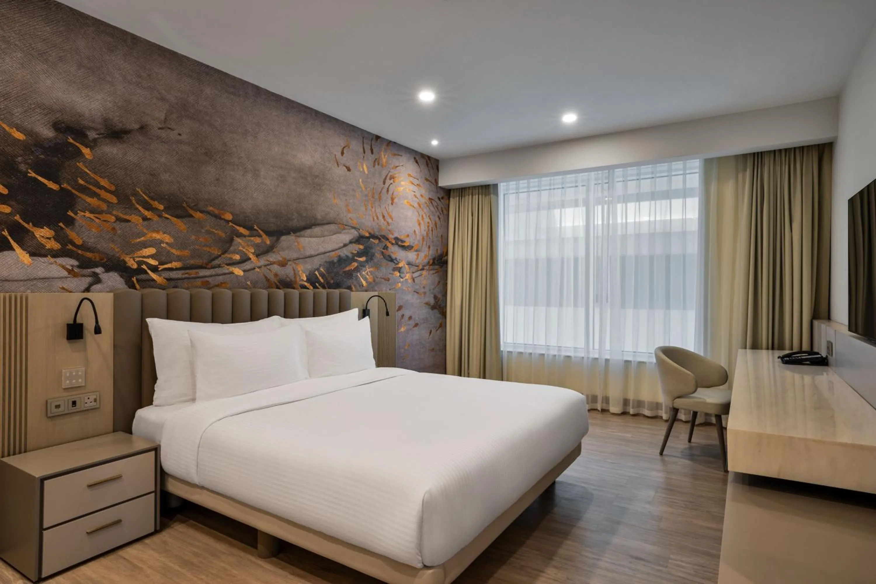 Bedroom, Bed in Residence Inn by Marriott Sheikh Zayed Road, Dubai
