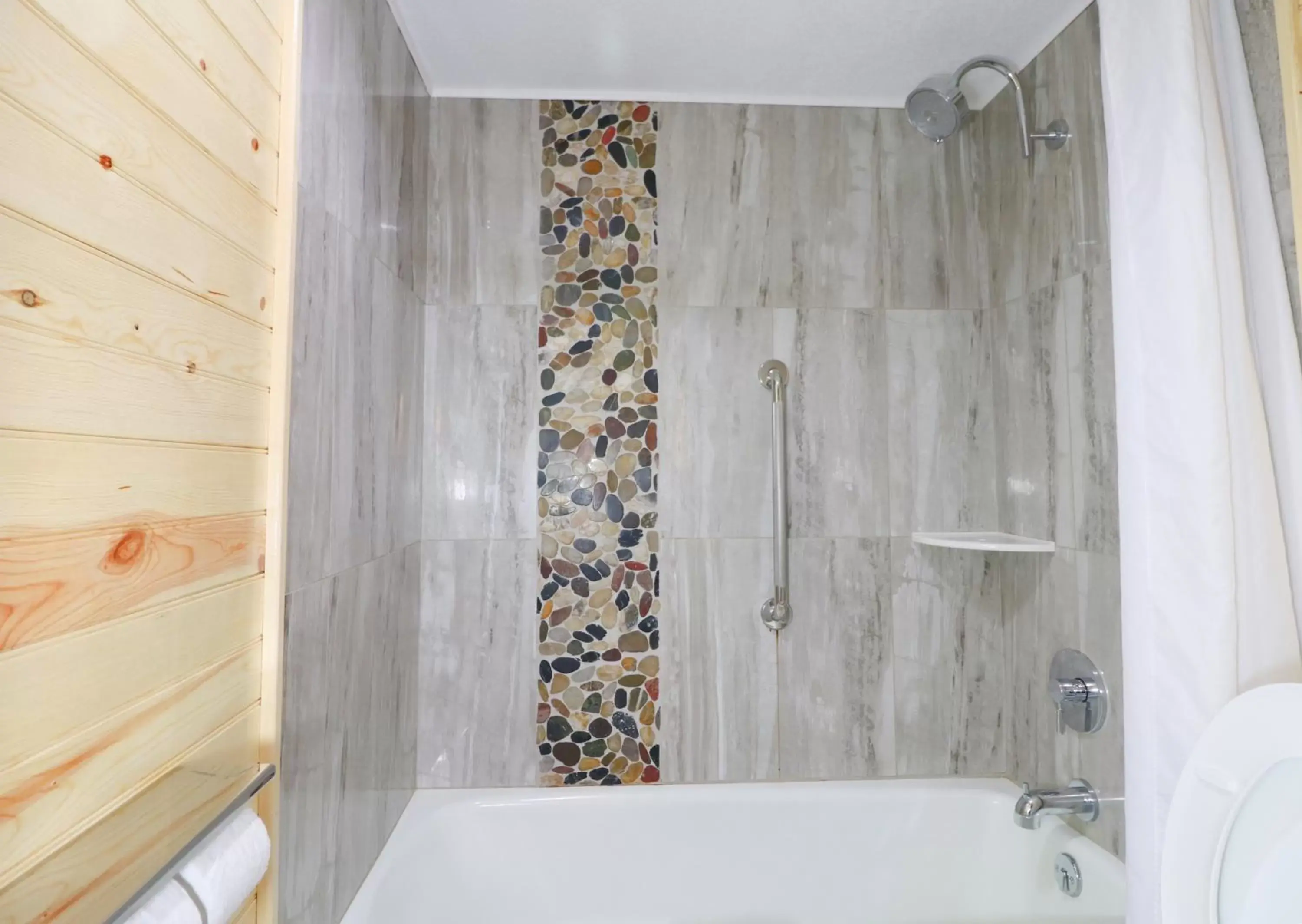 Bathroom in Baymont by Wyndham Gatlinburg On The River Bathroom in Baymont by Wyndham Gatlinburg On The River