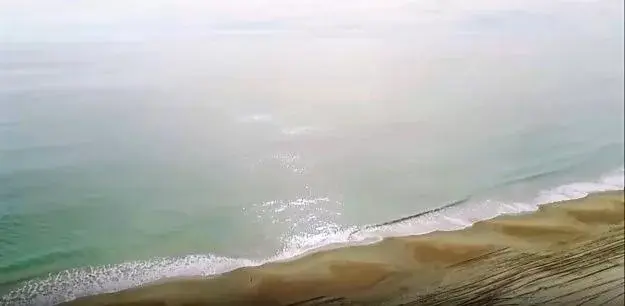 Bird's eye view, Beach in Salter Path Inn