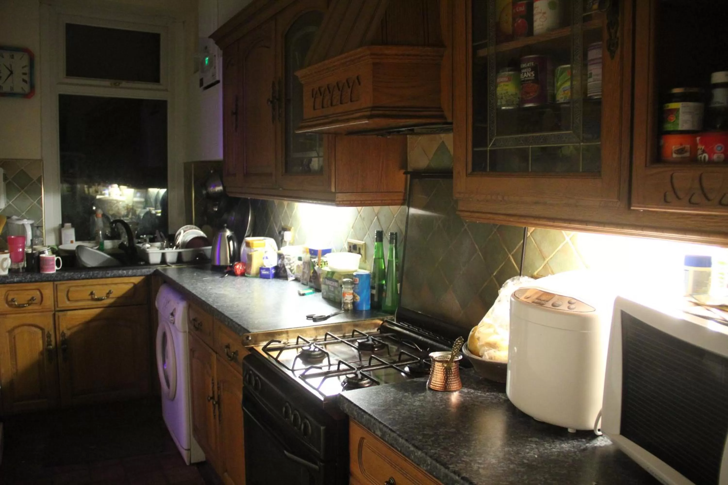 Communal kitchen in Bradford Digs