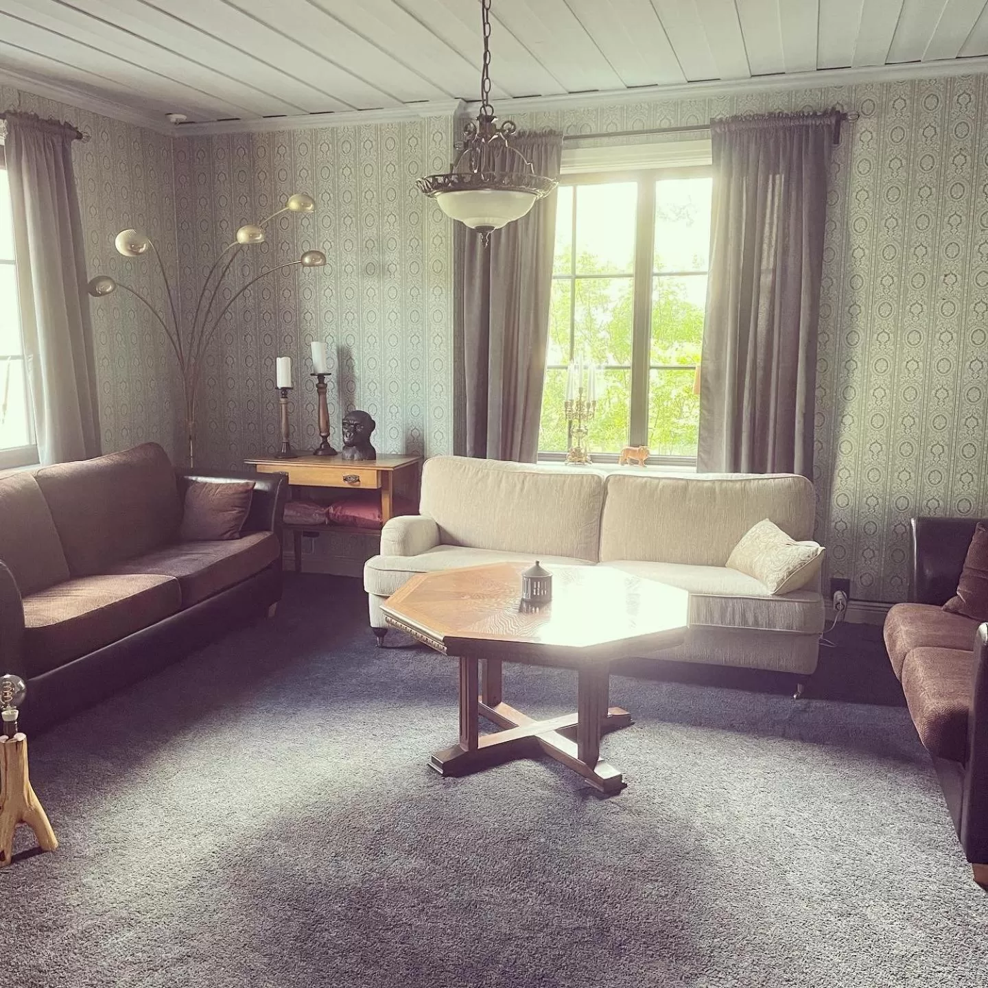 Living room in Villa Lyckan