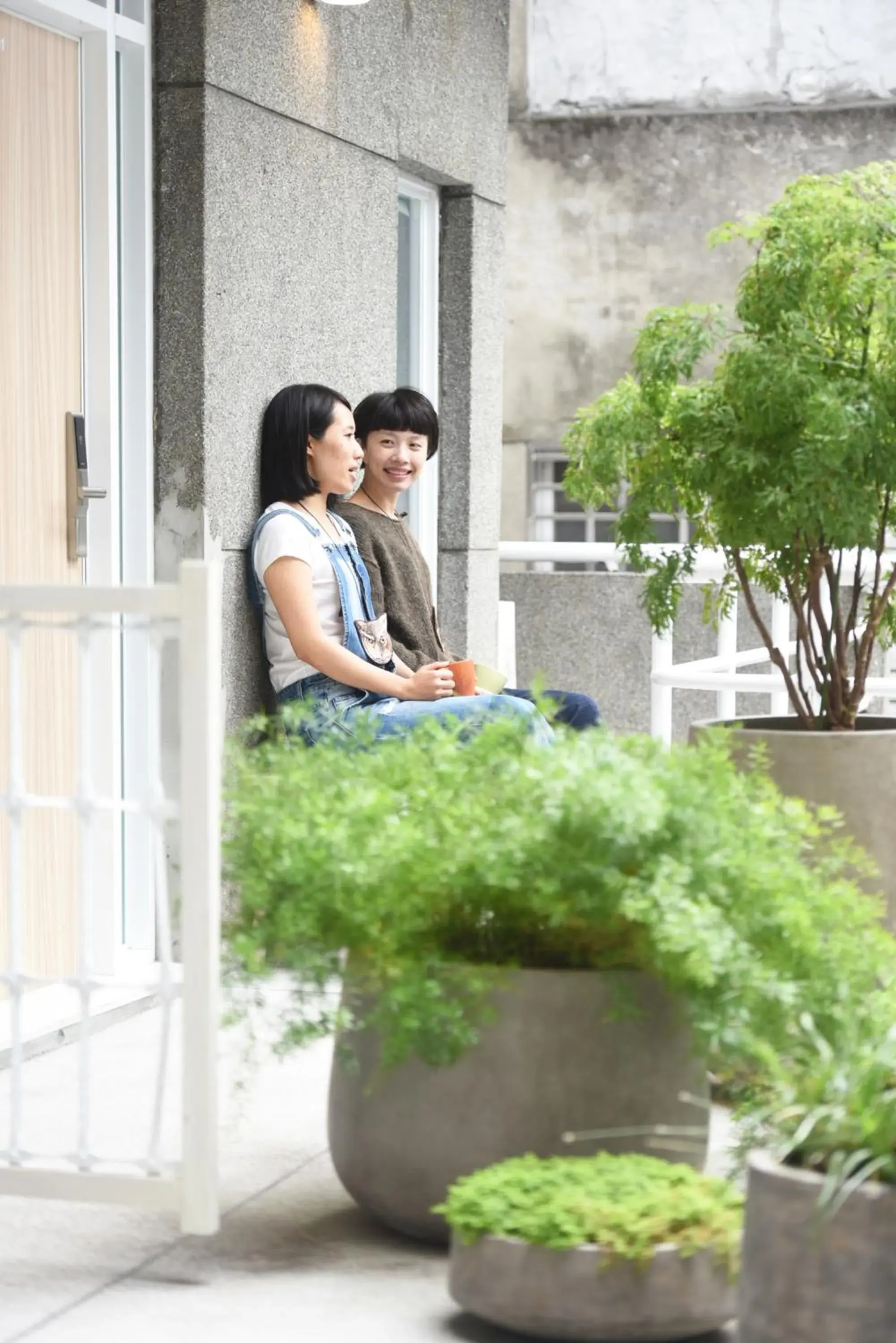 Balcony/Terrace in Flip Flop Hostel - Garden