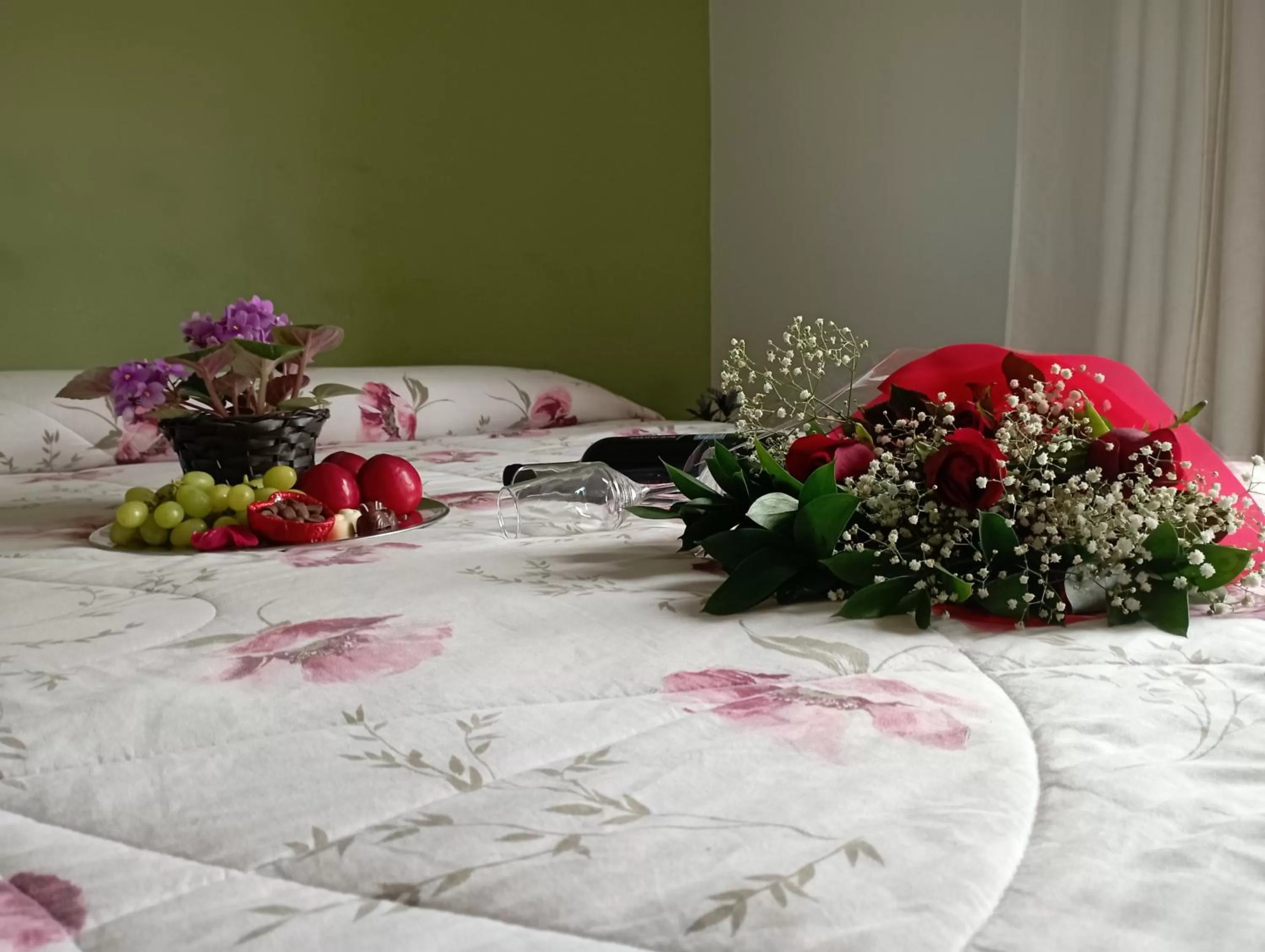 Bed in Pousada Curumi