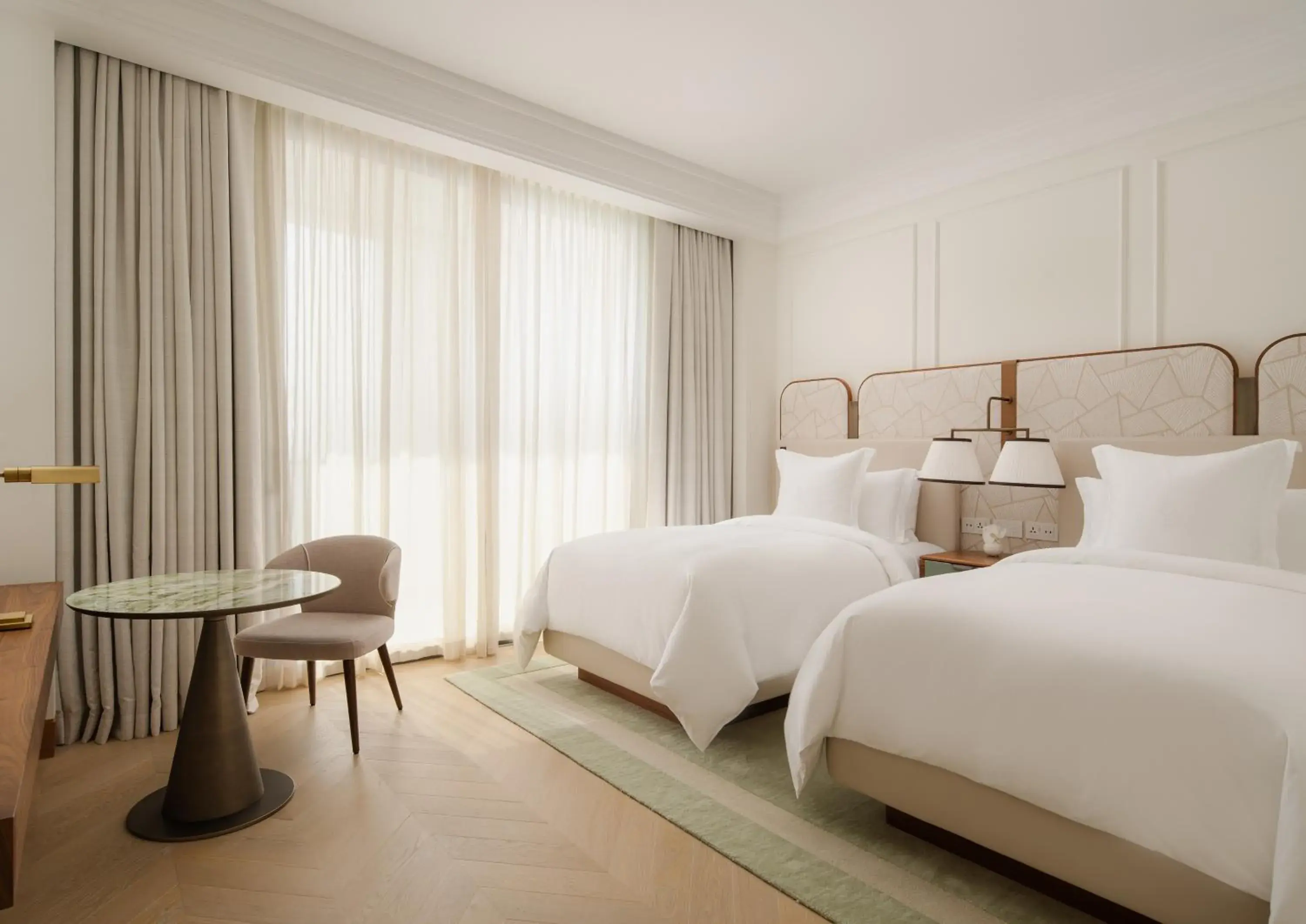 Bed in Four Seasons Resort and Residences at The Pearl - Qatar