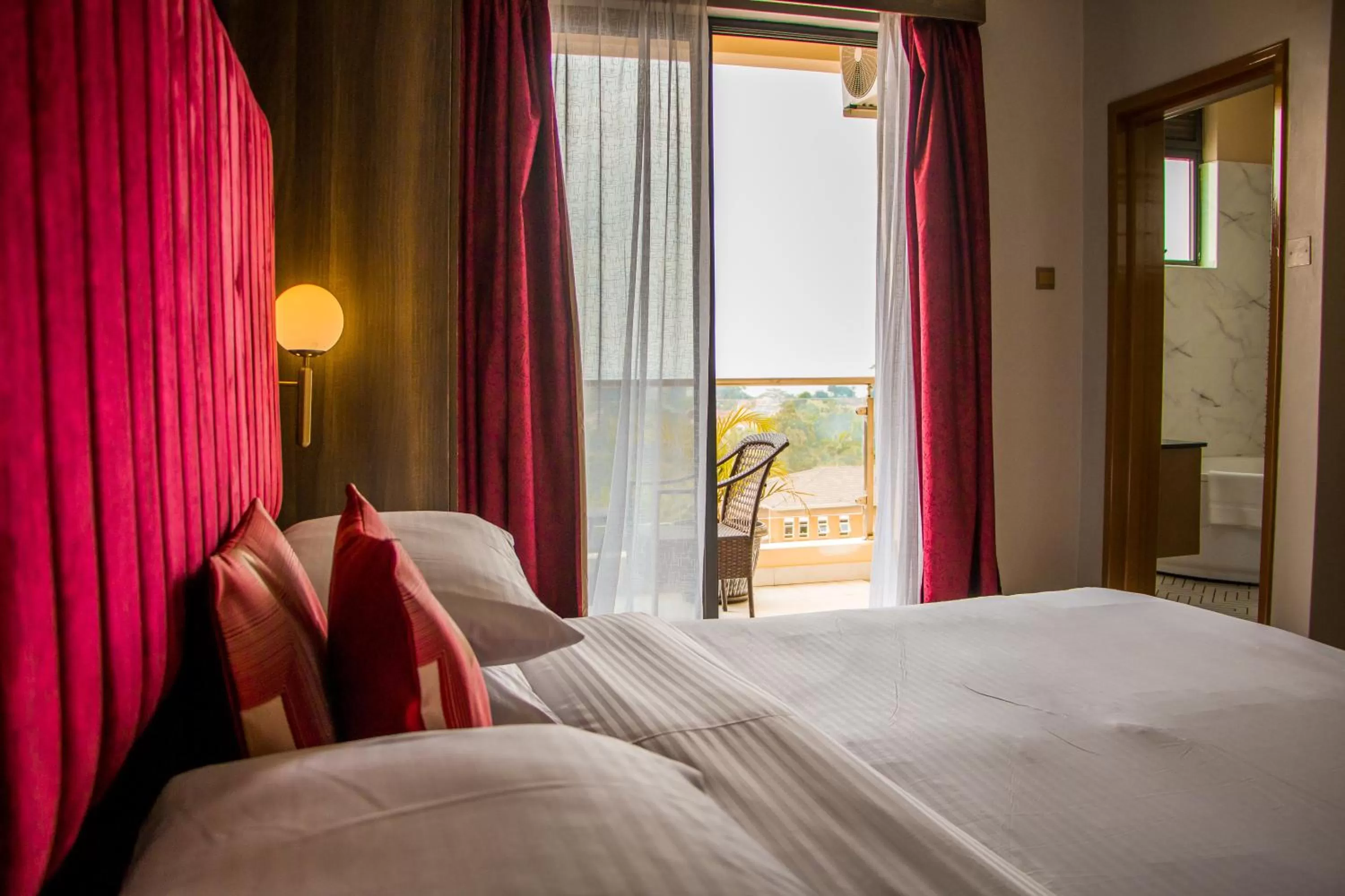 Bed in Hotel Horizon Entebbe