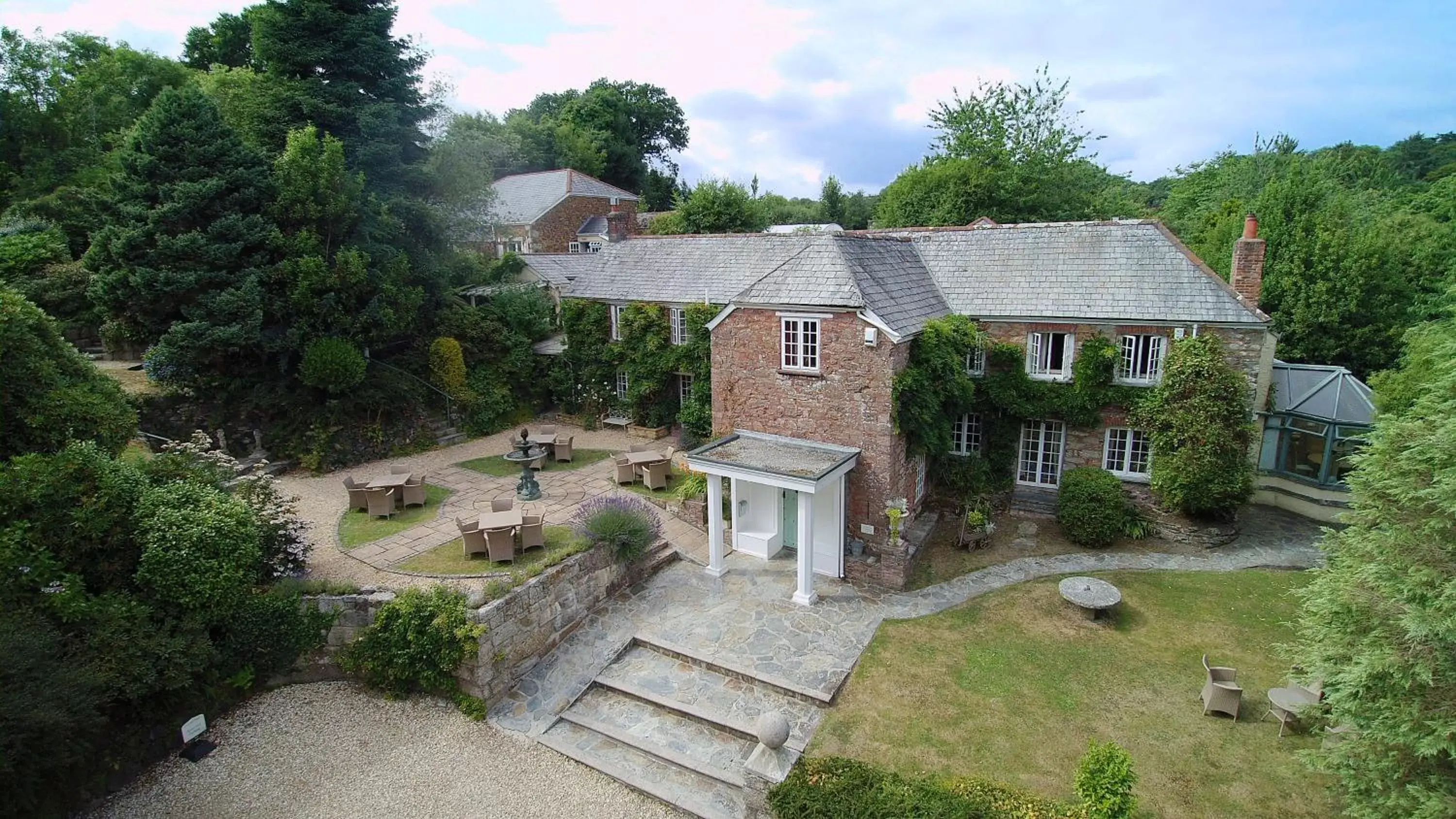 Bird's eye view, Property Building in Boscundle Manor