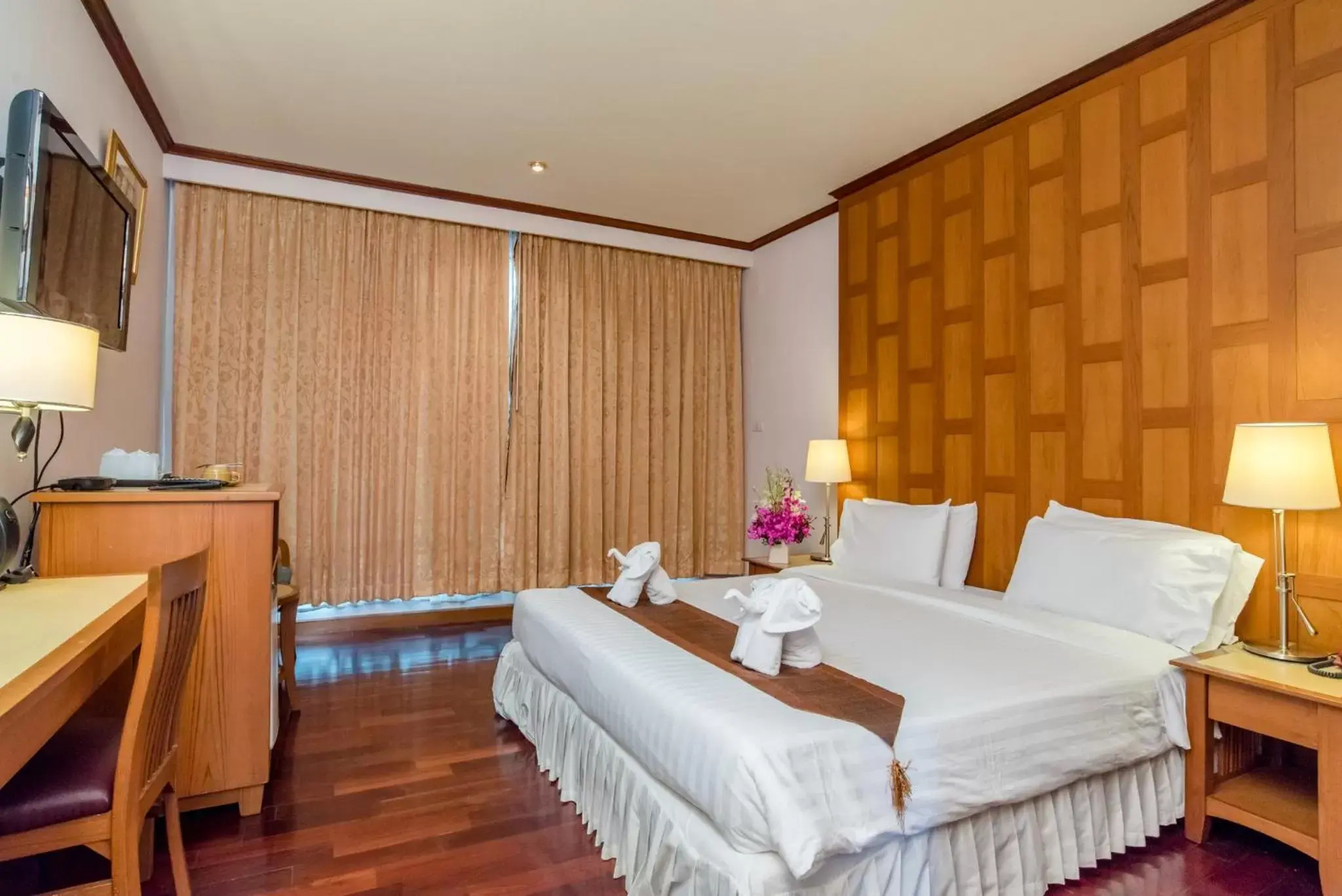 Bed in New Siam Riverside - SHA Certified