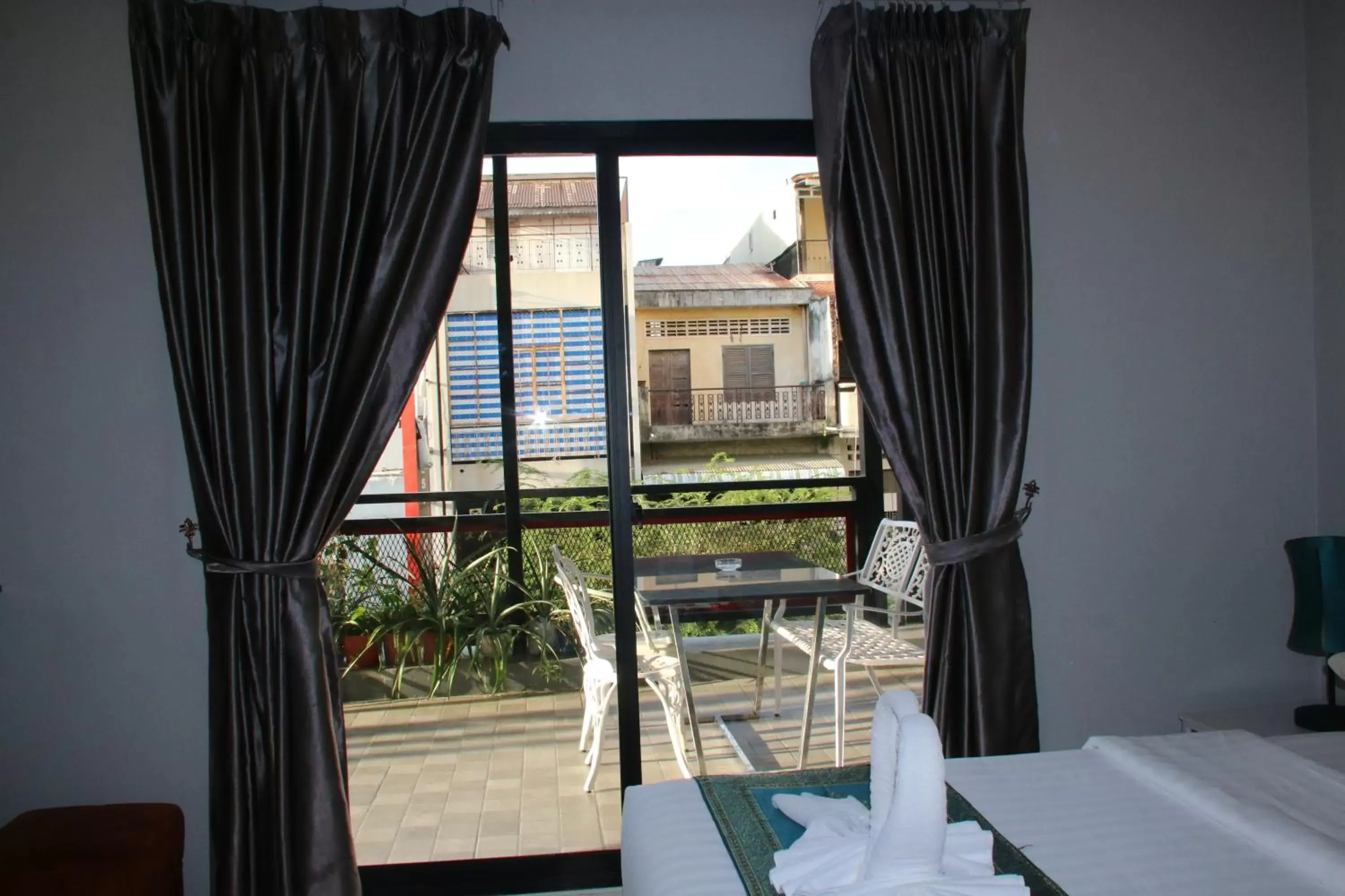 View (from property/room), Bed in Ostro Hotel View (from property/room), Bed in Ostro Hotel