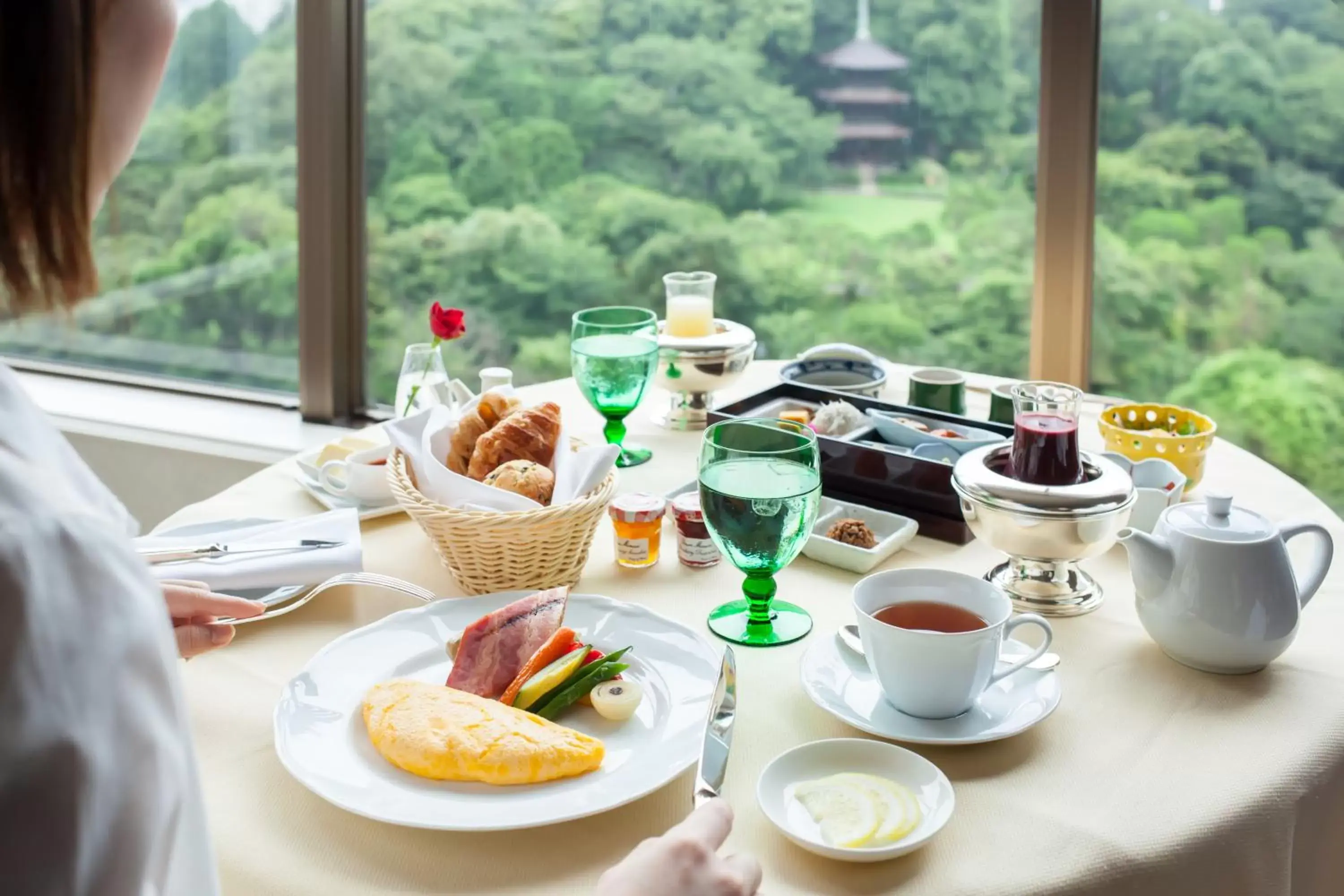 Breakfast in Hotel Chinzanso Tokyo