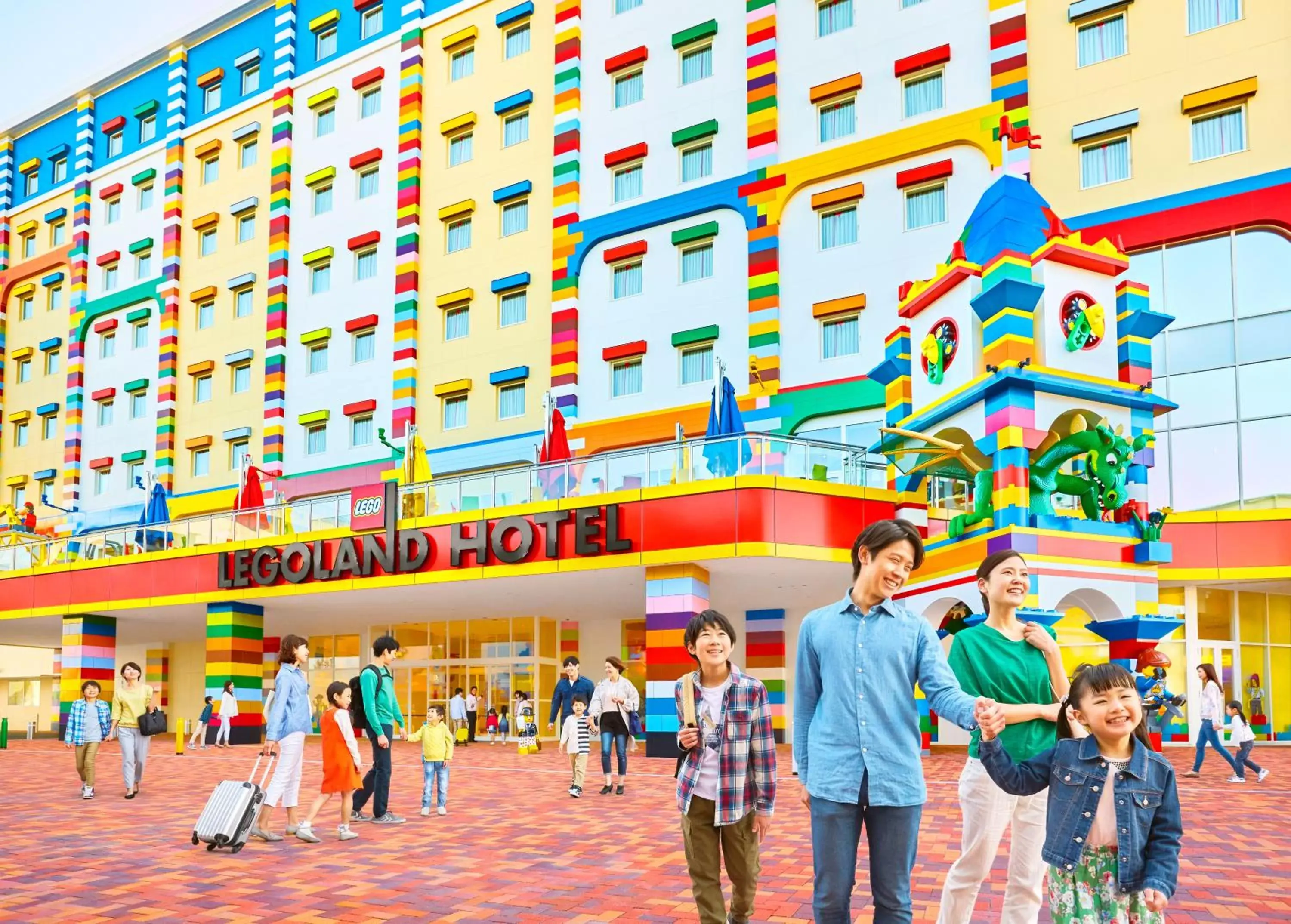 Facade/entrance in LEGOLAND Japan Hotel