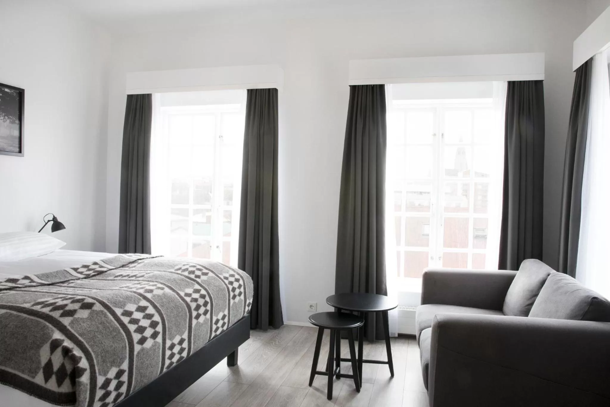 Photo of the whole room, Bed in Fosshotel Rauðará