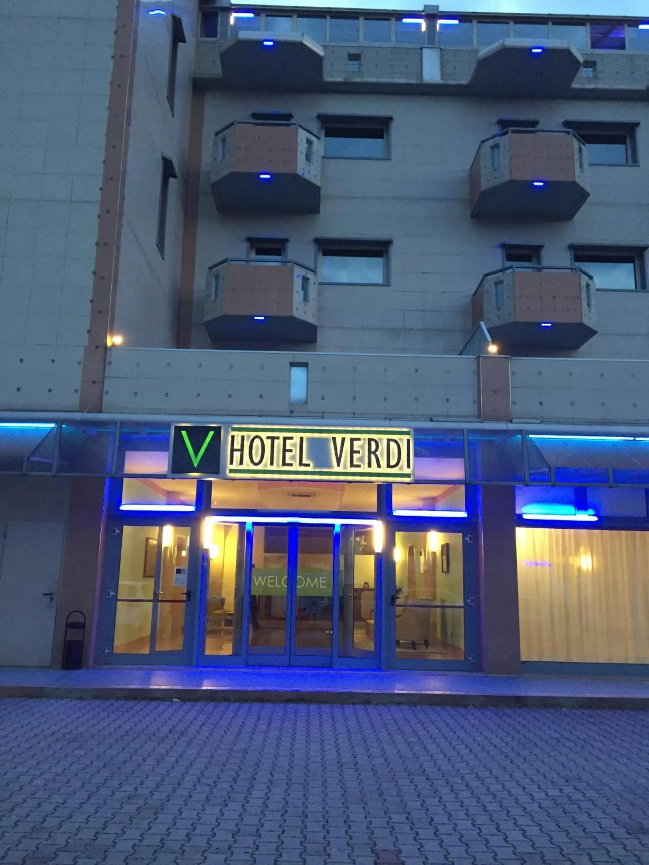 Facade/entrance, Property Building in Hotel Verdi