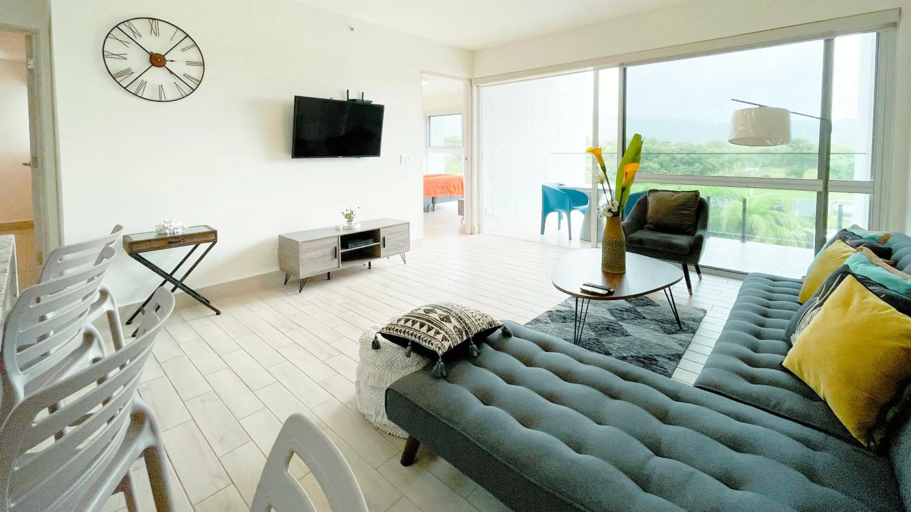 Seating Area in Playa Caracol Residences