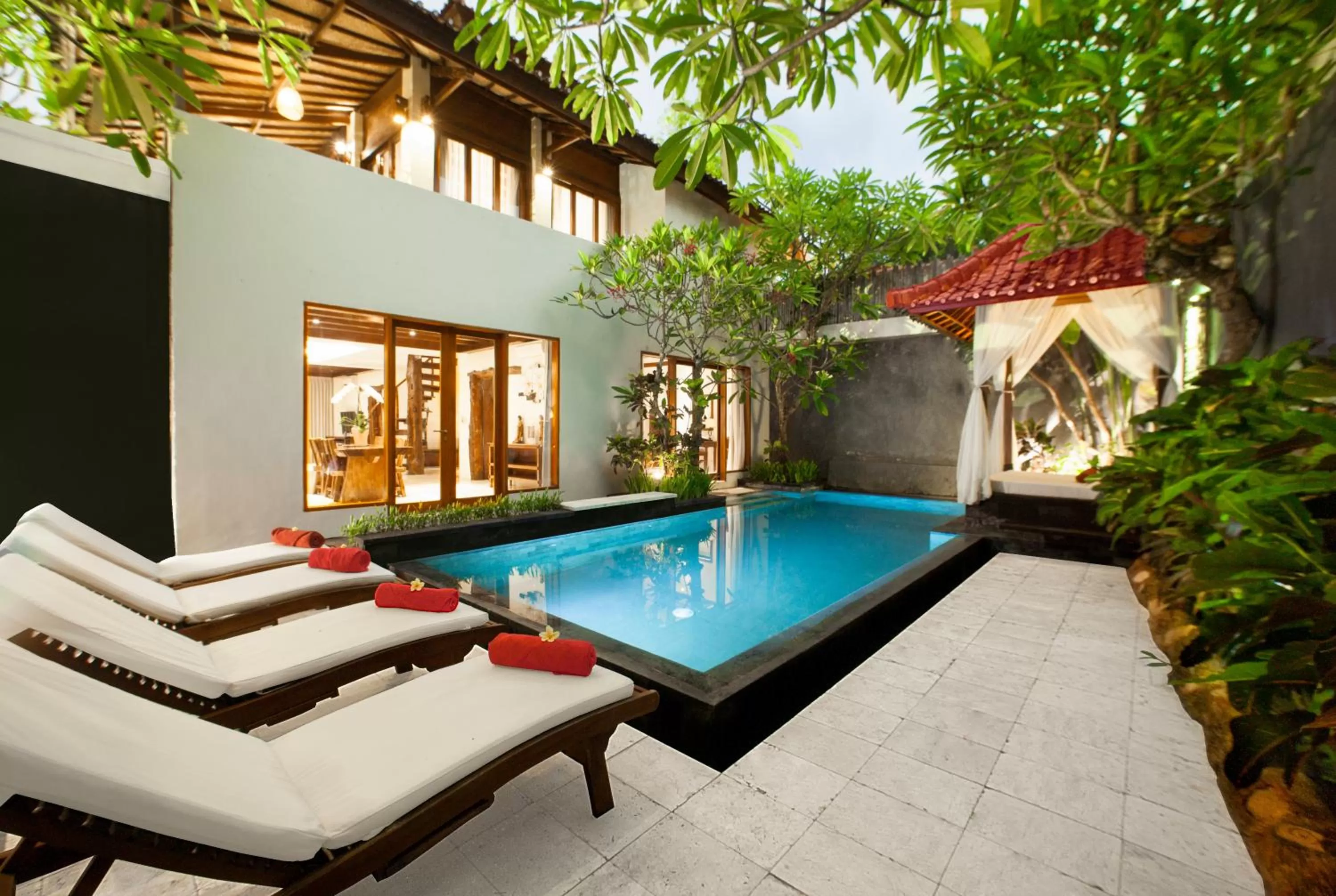 Swimming pool in Astagina Resort Villa and Spa