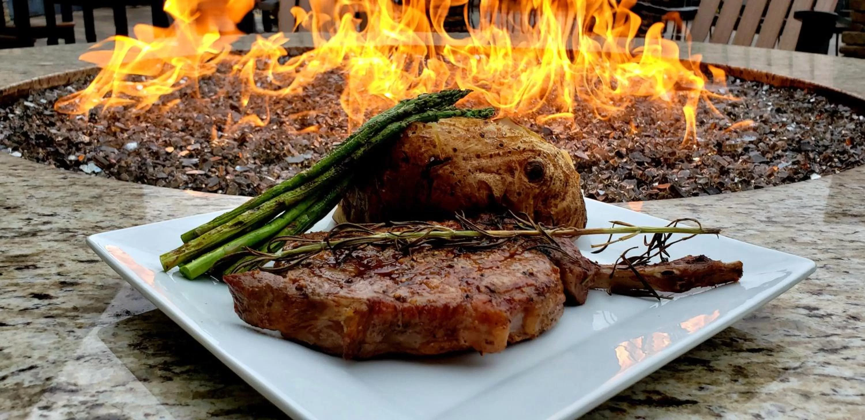 Food close-up in Hyatt Place at The Hollywood Casino Pittsburgh South