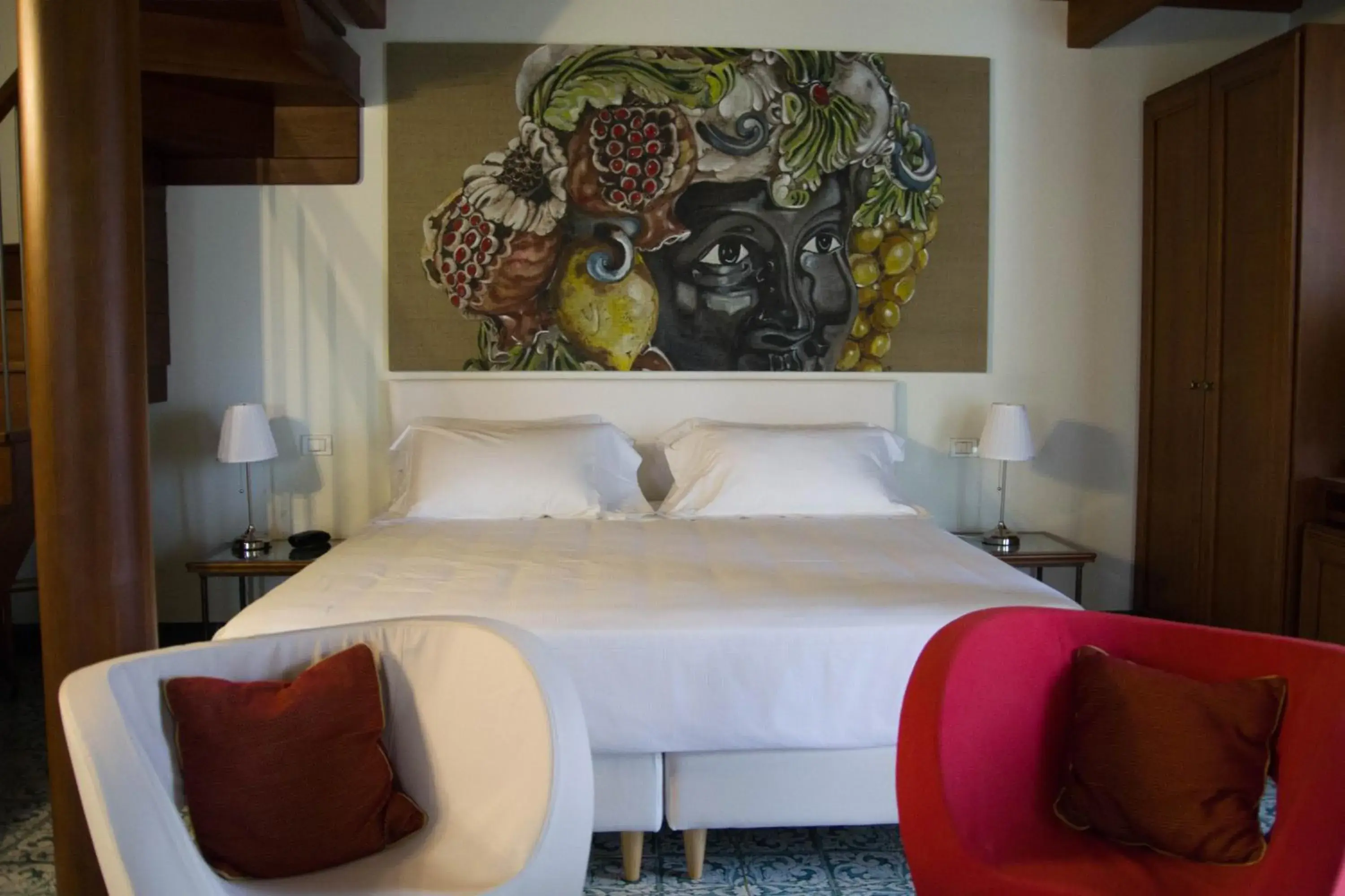 Bedroom, Bed in Hotel Caiammari