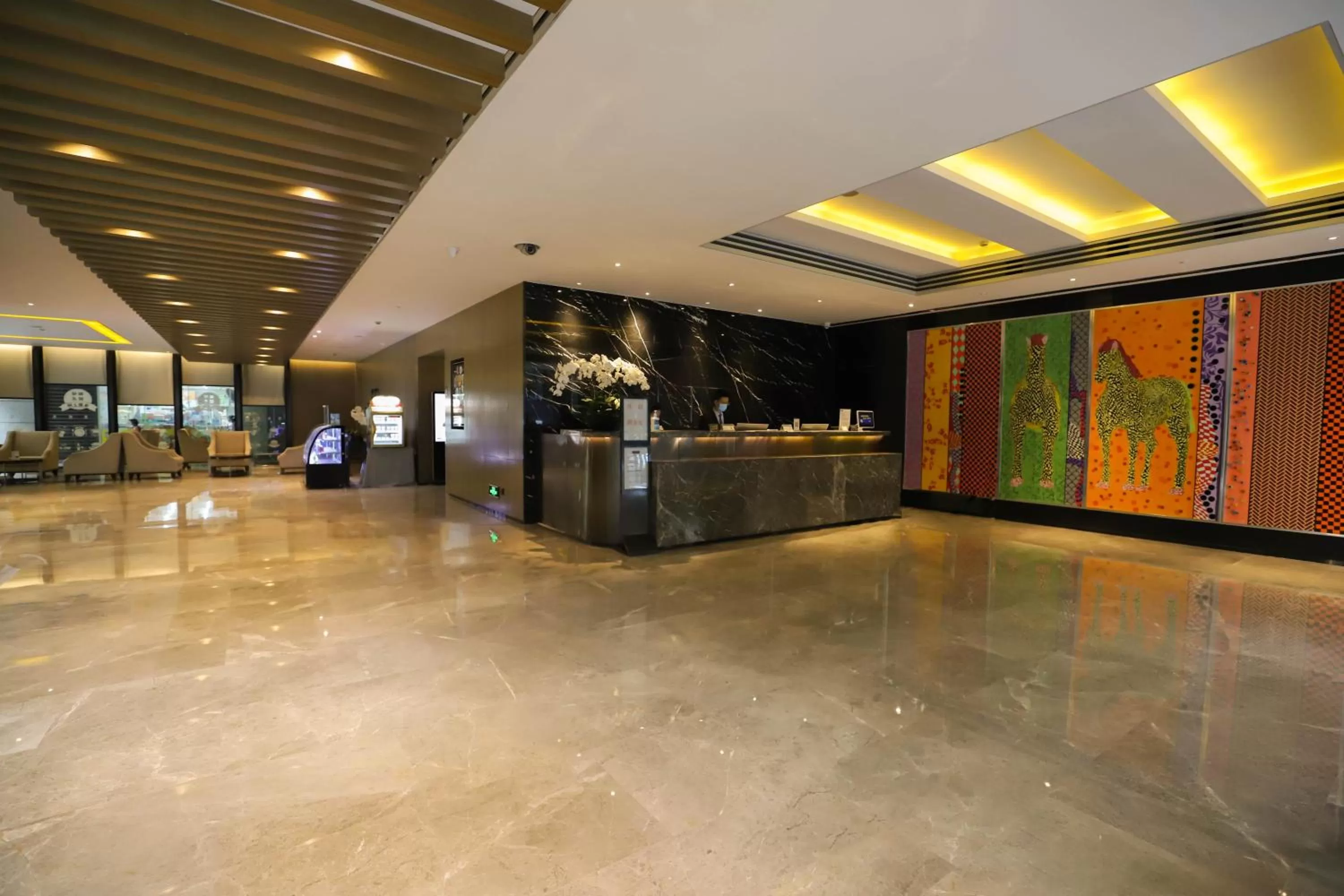 Lobby or reception in Rhombus Park Aura Chengdu Hotel