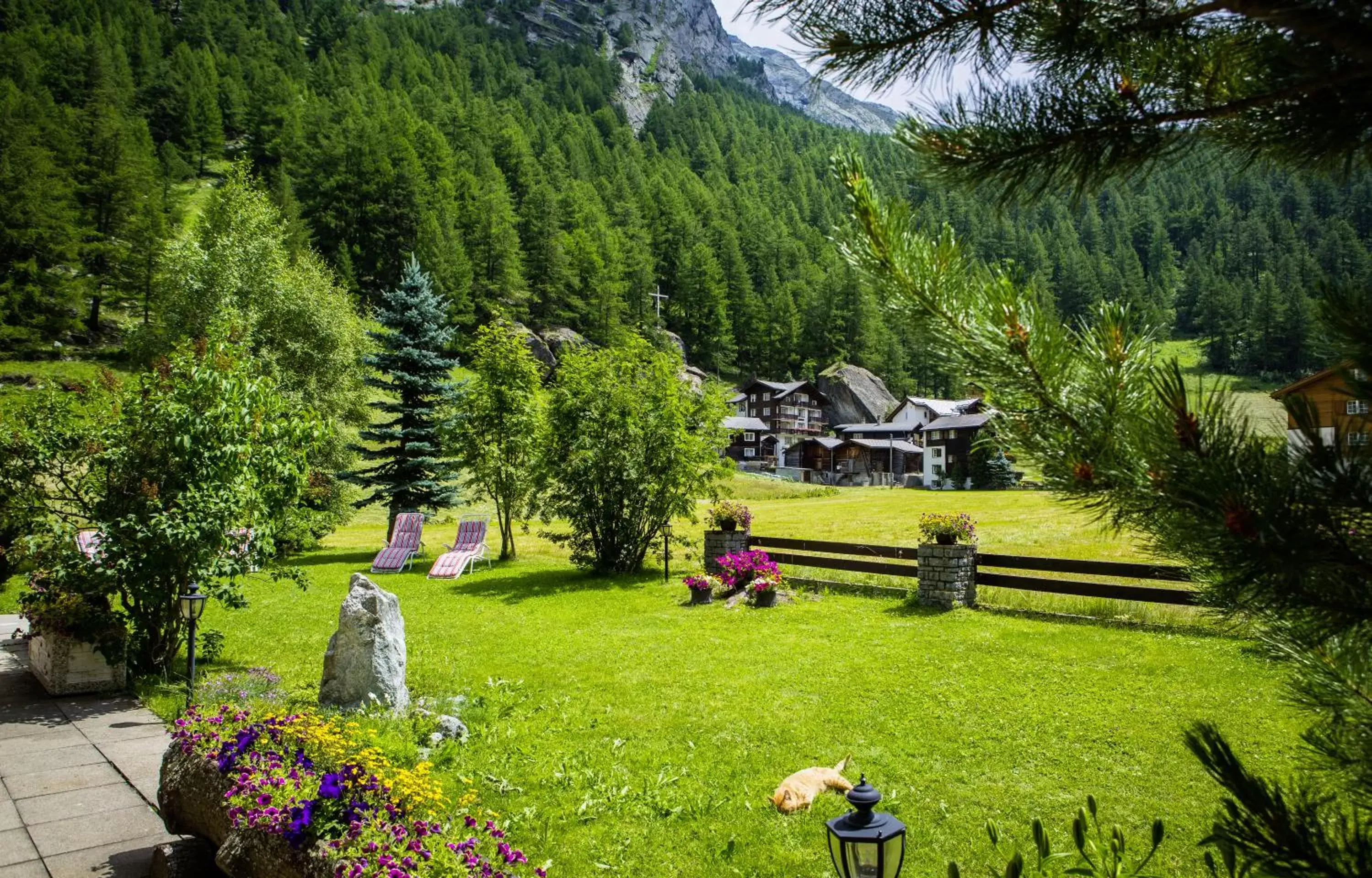 Garden in Hotel Alpenhof