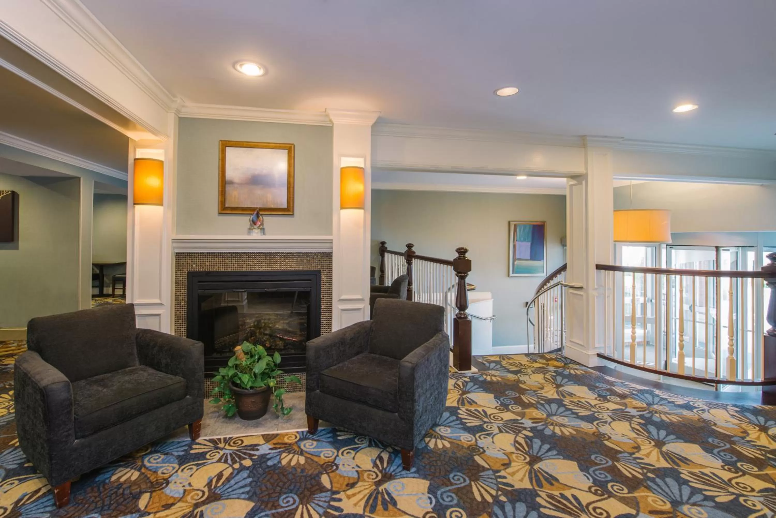 Lobby or reception in Holiday Inn Express and Suites Merrimack by IHG