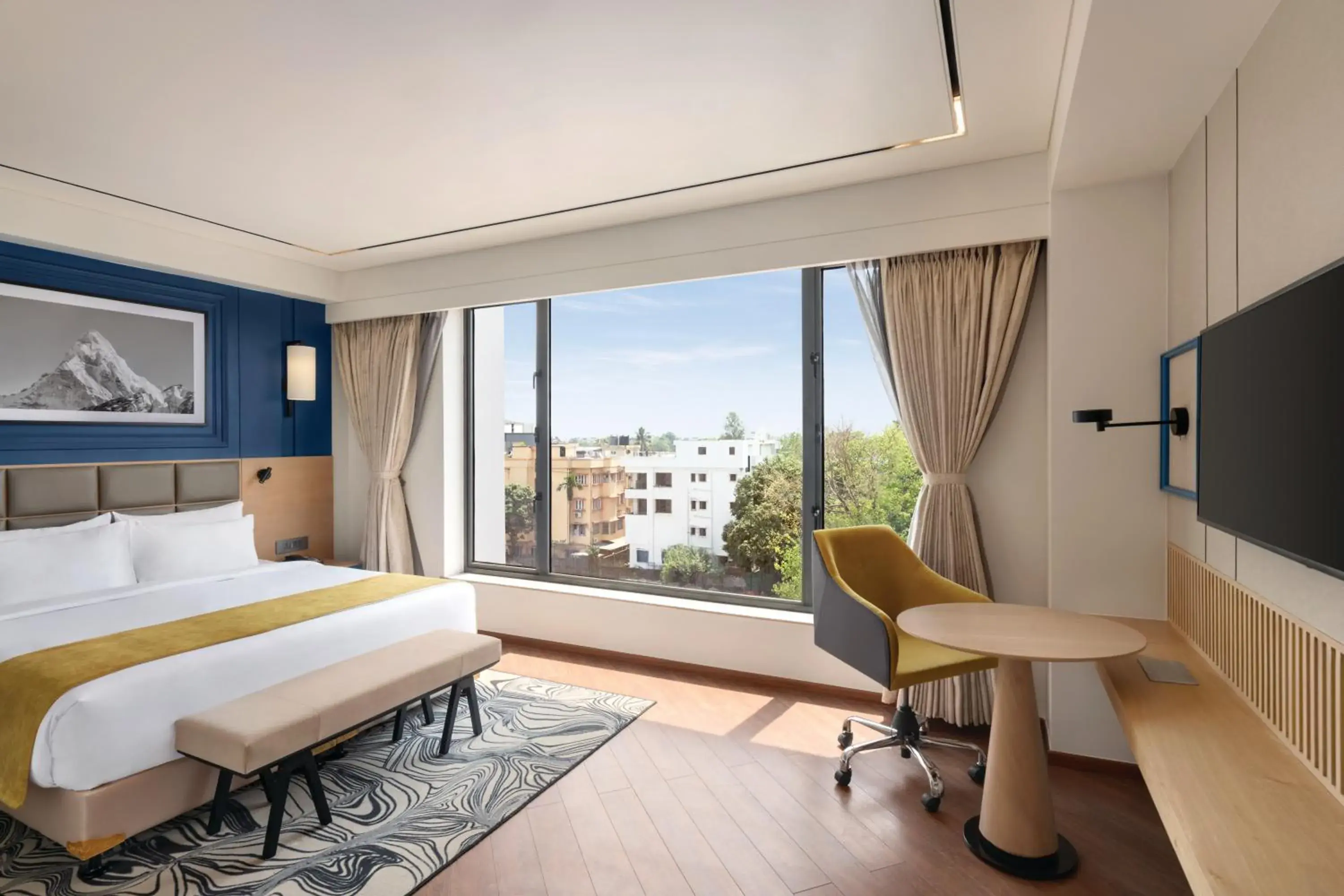 Bedroom, Bed in Ramada Encore by Wyndham Siliguri Sevoke Road Bedroom, Bed in Ramada Encore by Wyndham Siliguri Sevoke Road