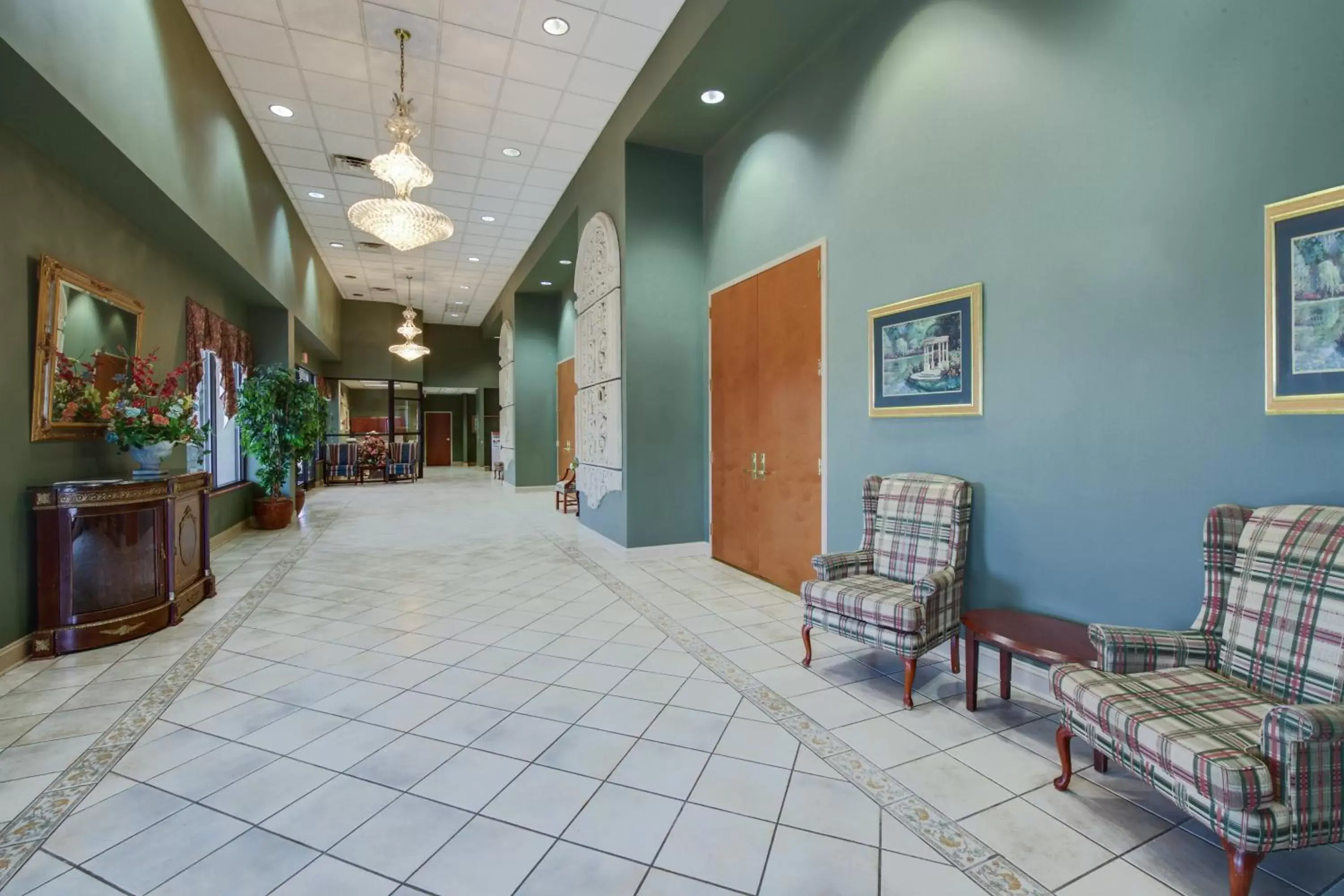 Meeting/conference room, Lobby/Reception in Holiday Inn Express Hotel & Suites Greensboro-East, an IHG Hotel