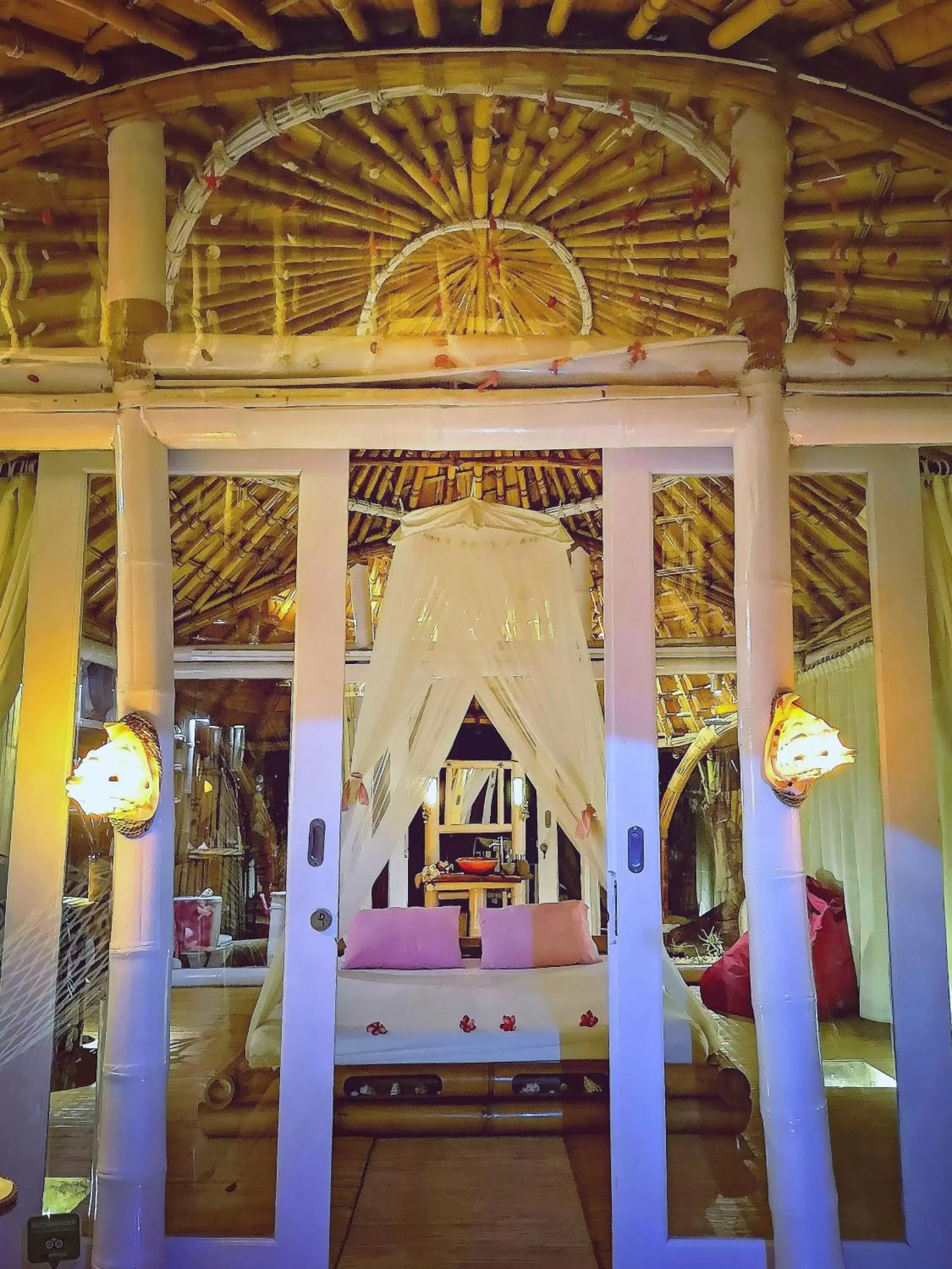 Bedroom in Coconut Garden Beach Resort