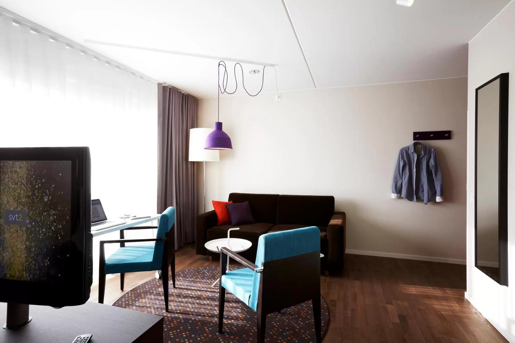 Living room in Finn Apartments