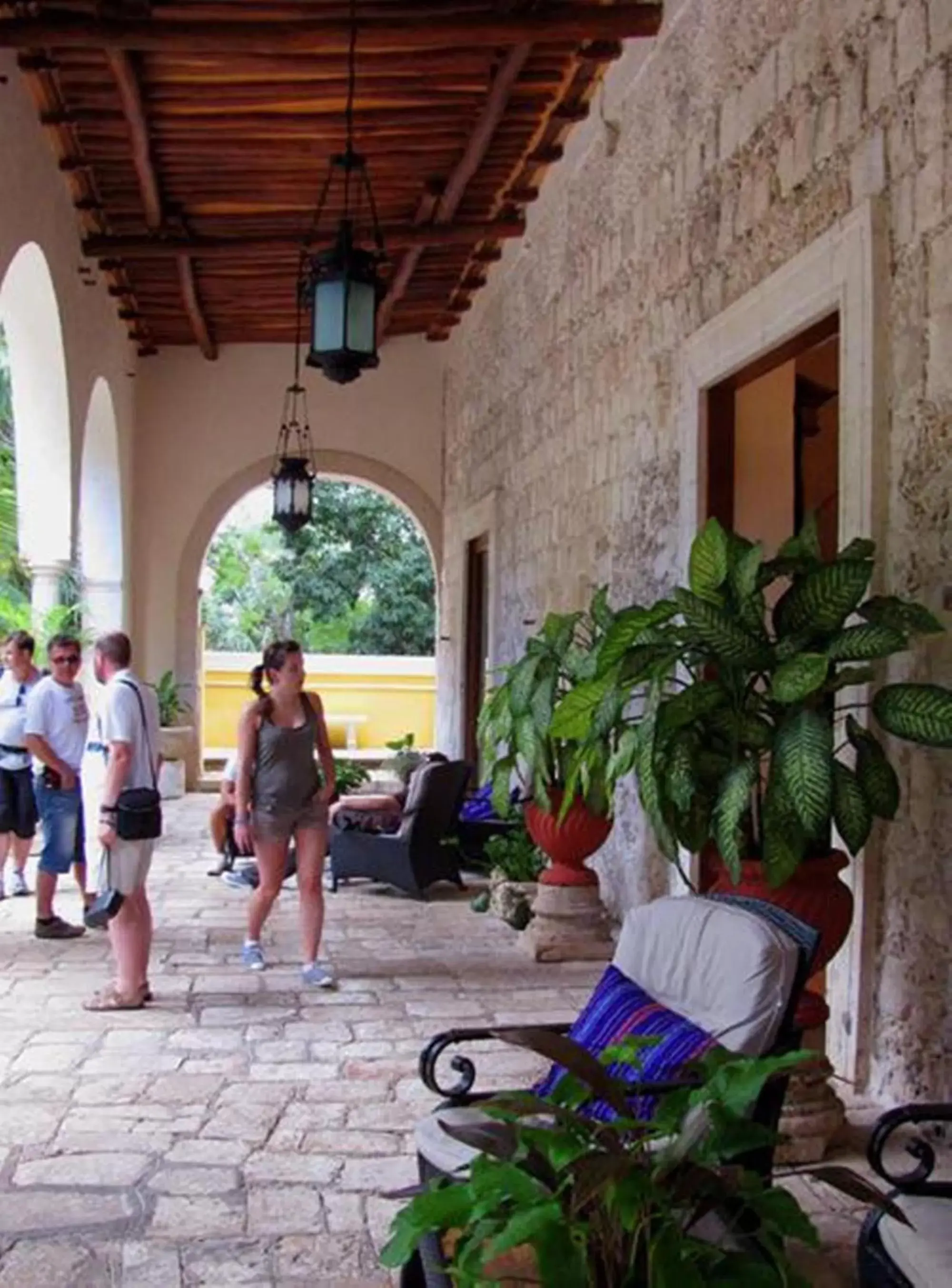 Patio in Hacienda Chichen Resort and Yaxkin Spa